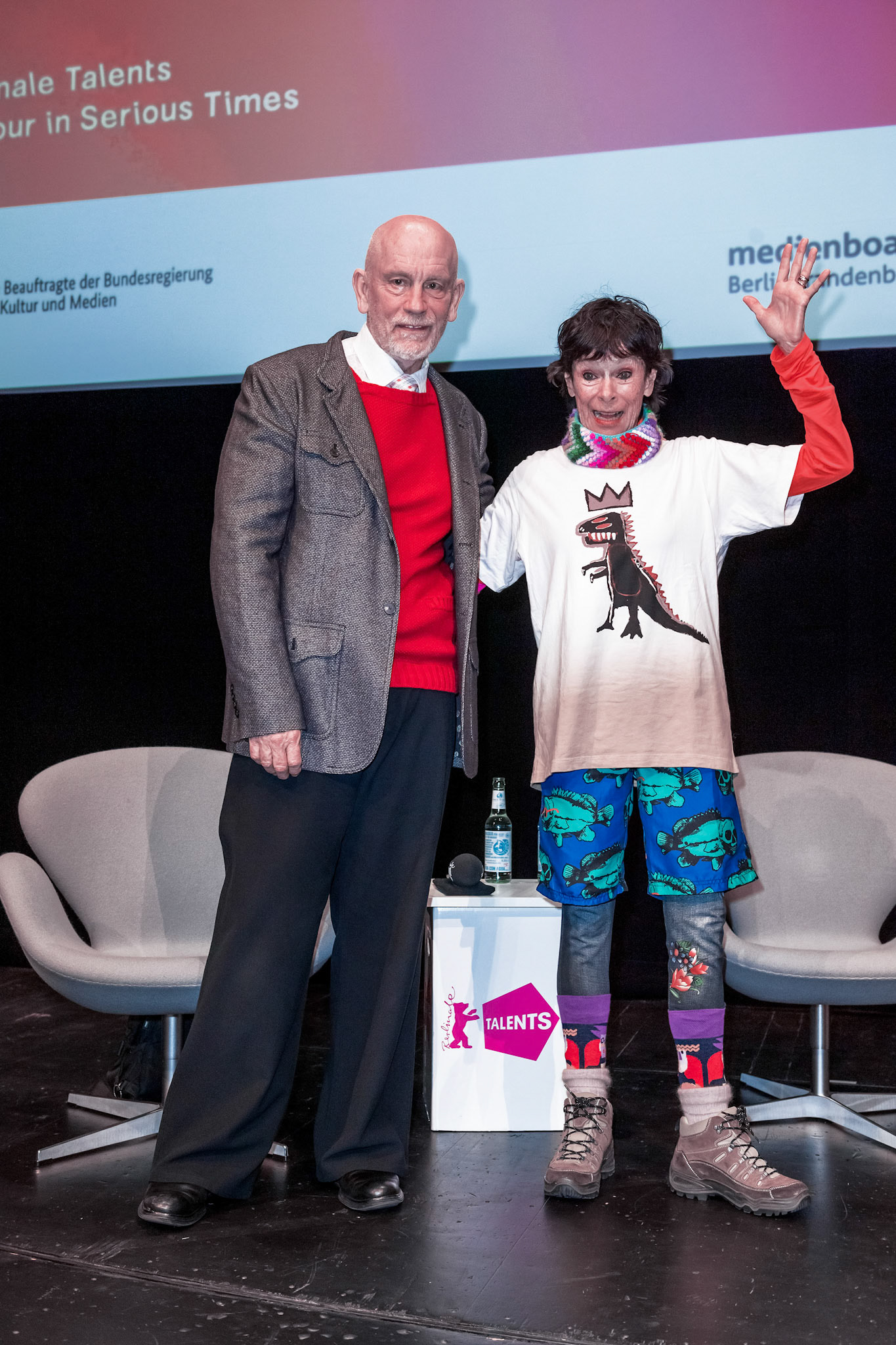 John Malkovich  und Geraldine Chaplin bei Berlinale Talents 2023
