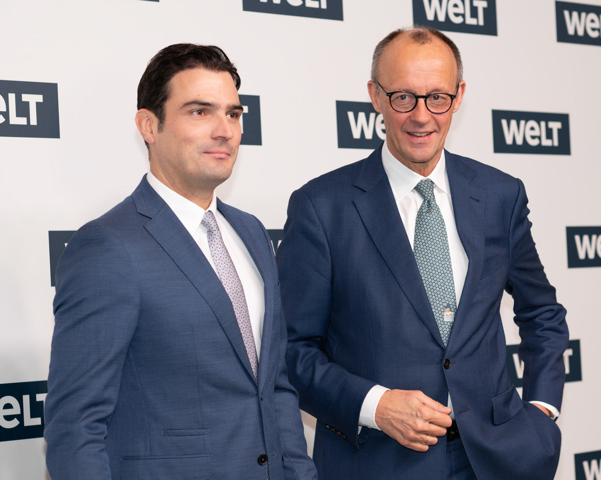 Welt-Chefredakteur Jan Philipp Burgard, Friedrich Merz beim WELT-Wirtschaftsgipfel