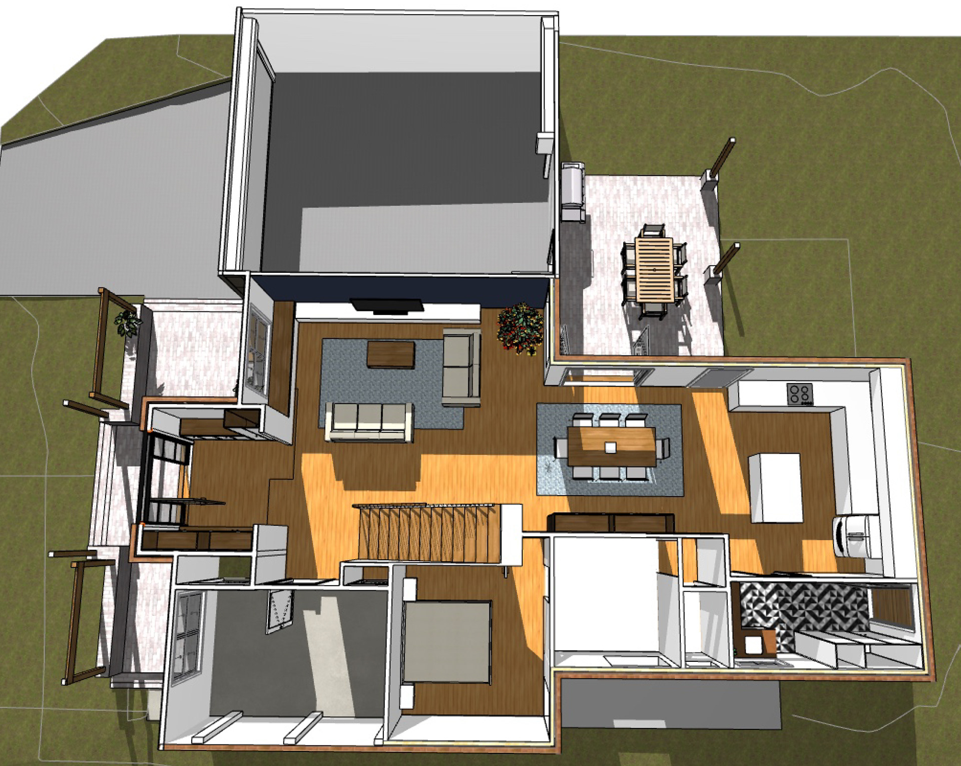 Reworking of the downstairs layout