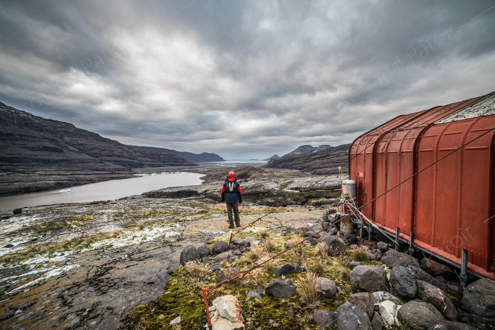 Ravitaillement héliporté en cours