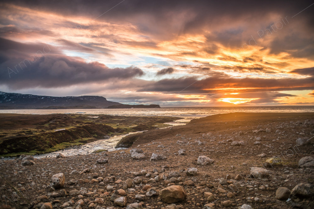 Coucher de soleil à Cataractes