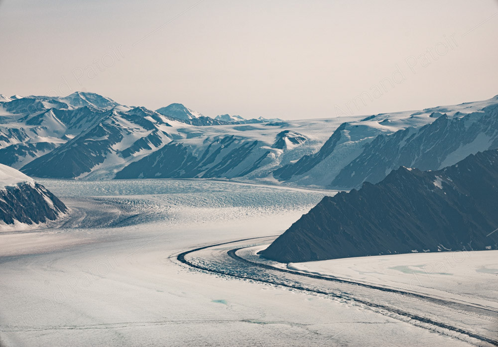 Langue glaciaire en Terre Victoria.