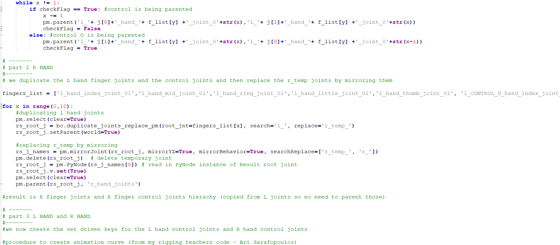 Hand Curl Automation pg.2