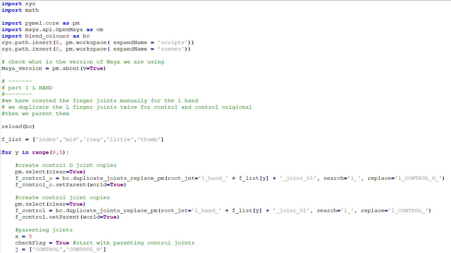 Hand Curl Automation pg.1
