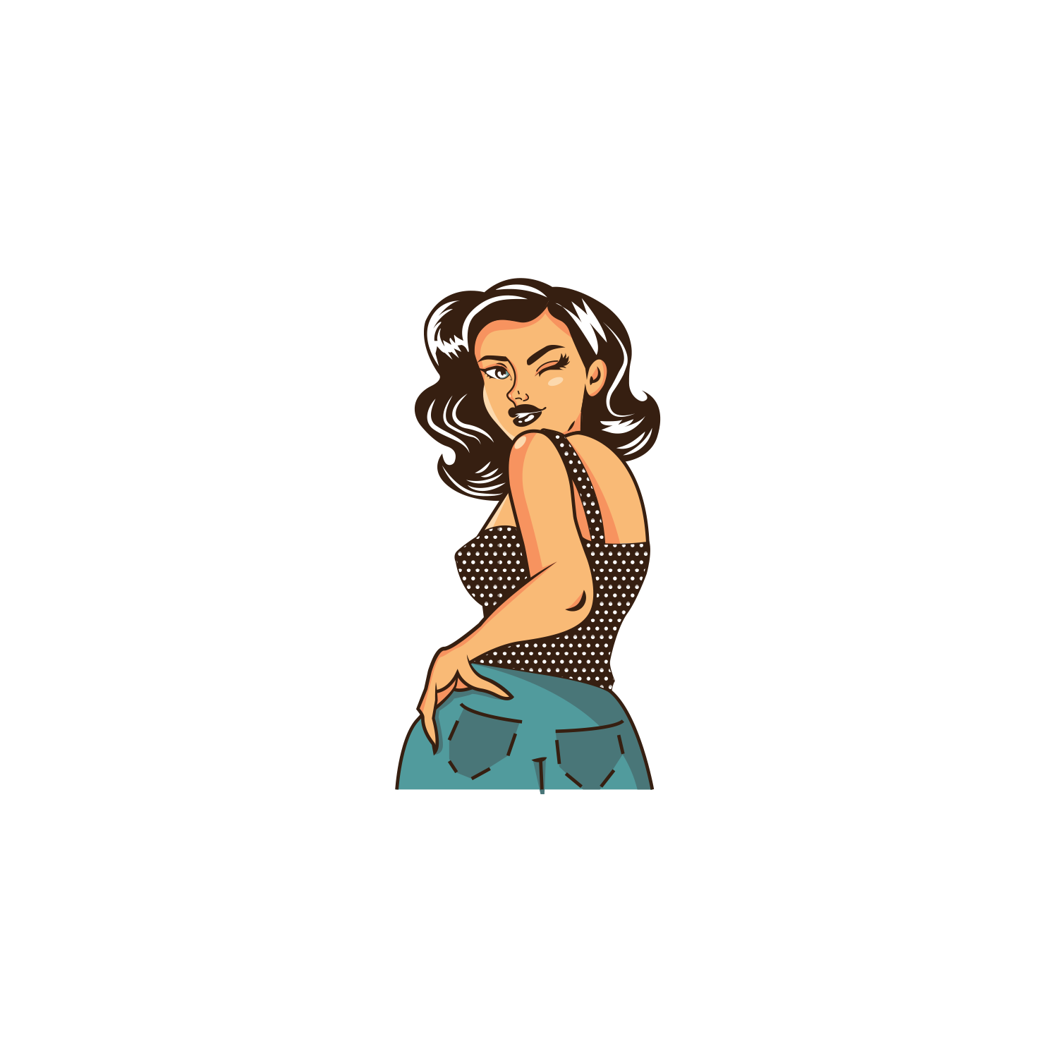 Roller Babes Mascot