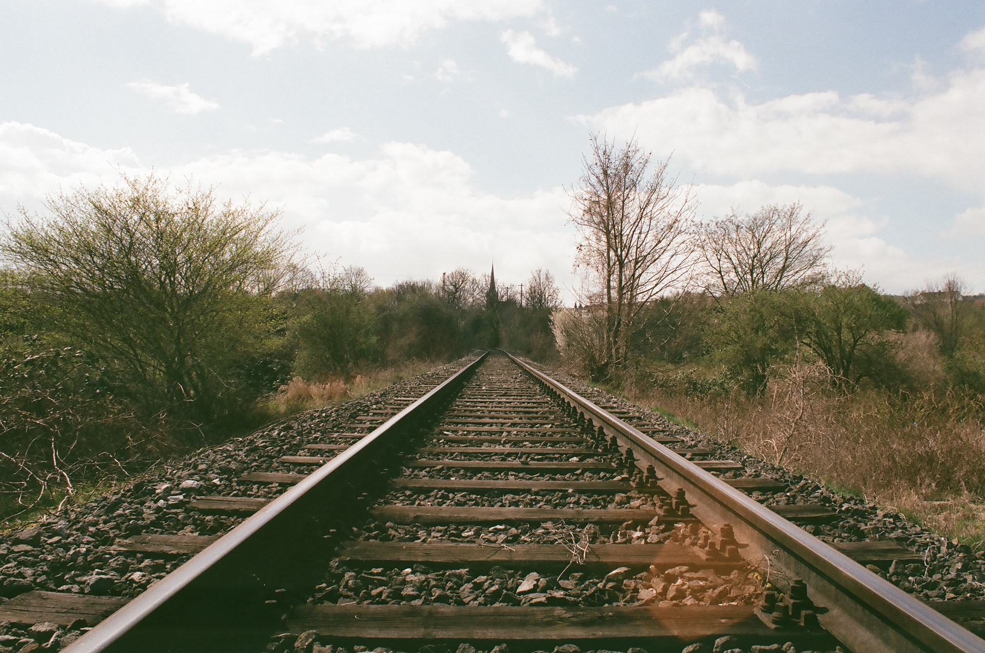 Das Anschlussgleis vom Hauptbahnhof zum Hildesheimer Hafen.