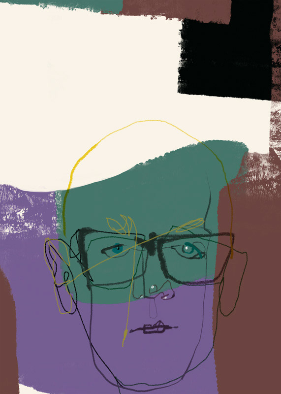 STIPE Fineart print 50x70 cm Original abstract portrait Digital painting on Hahnemühle Museum Etching 300g signed and certified.One-of-a-kind Artwork € 250,00