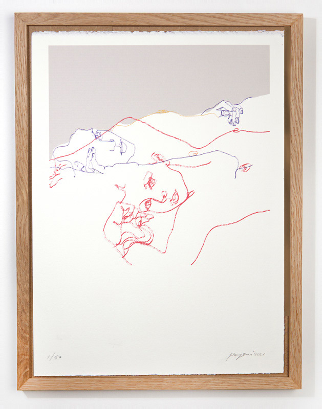 Portrait commission watercolor on paper