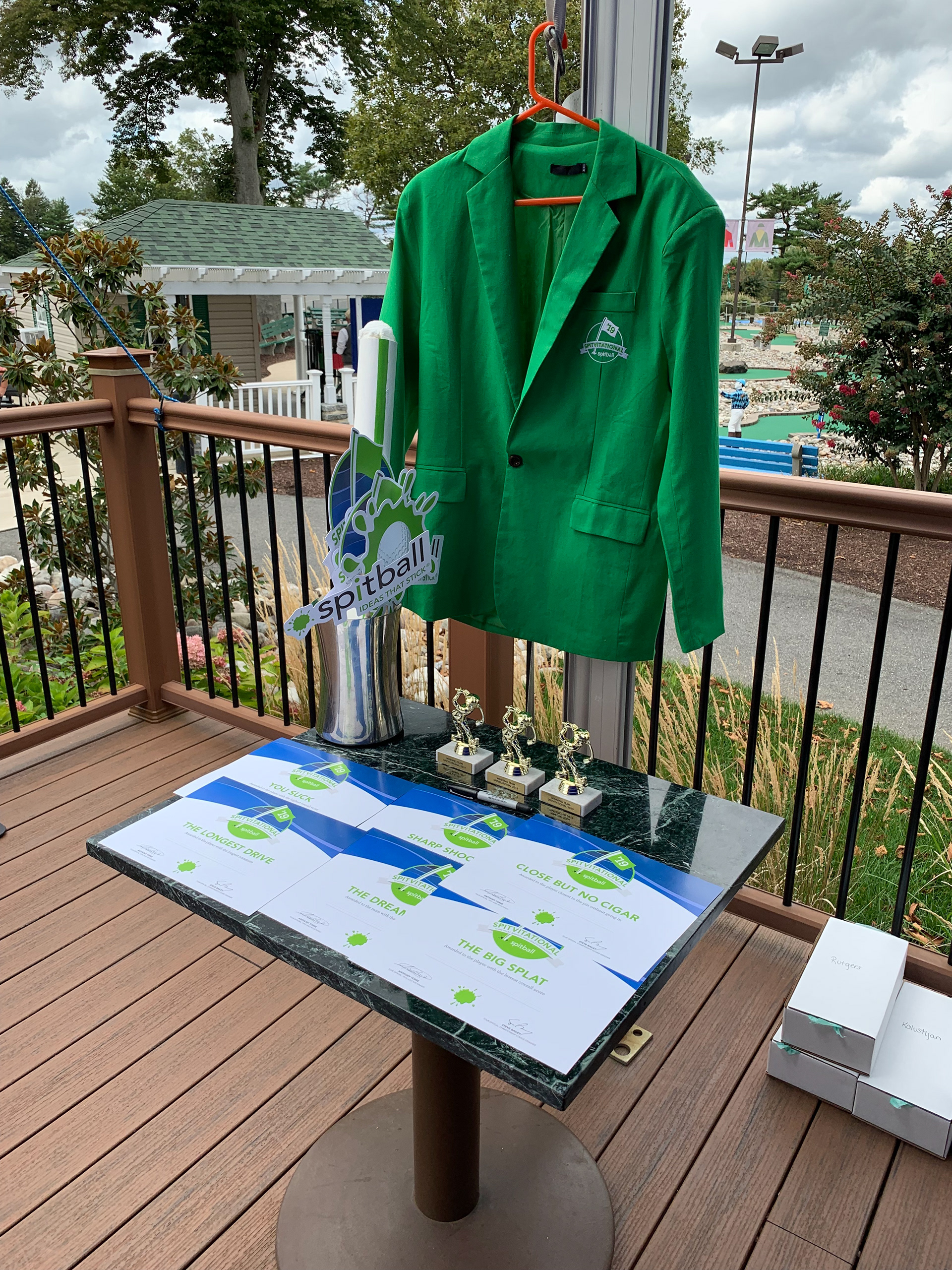 Prize table
