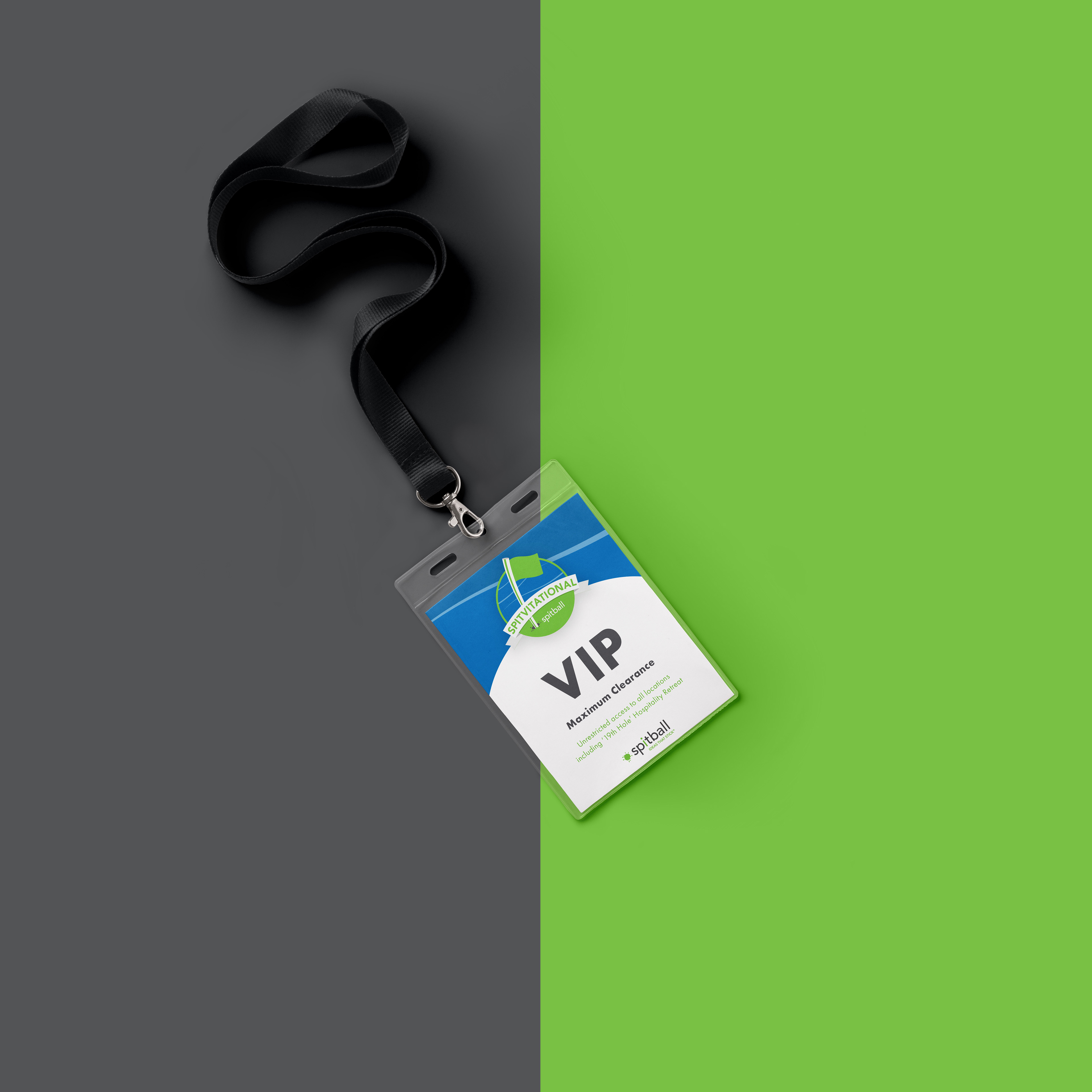 Tags worn by clients and guests
