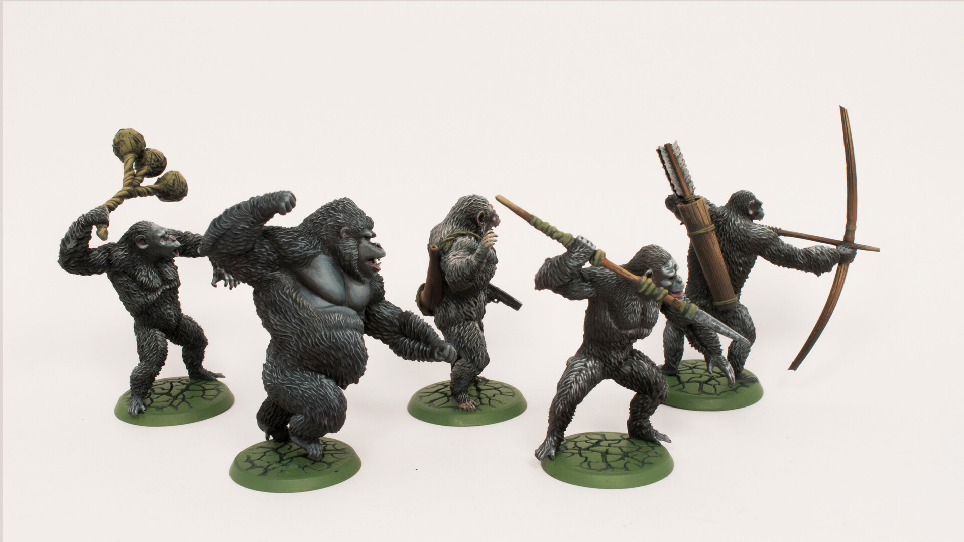 Nathalie Gatto Artist portfolio - PLANET OF THE APES - THE MINIATURES  BOARDGAME