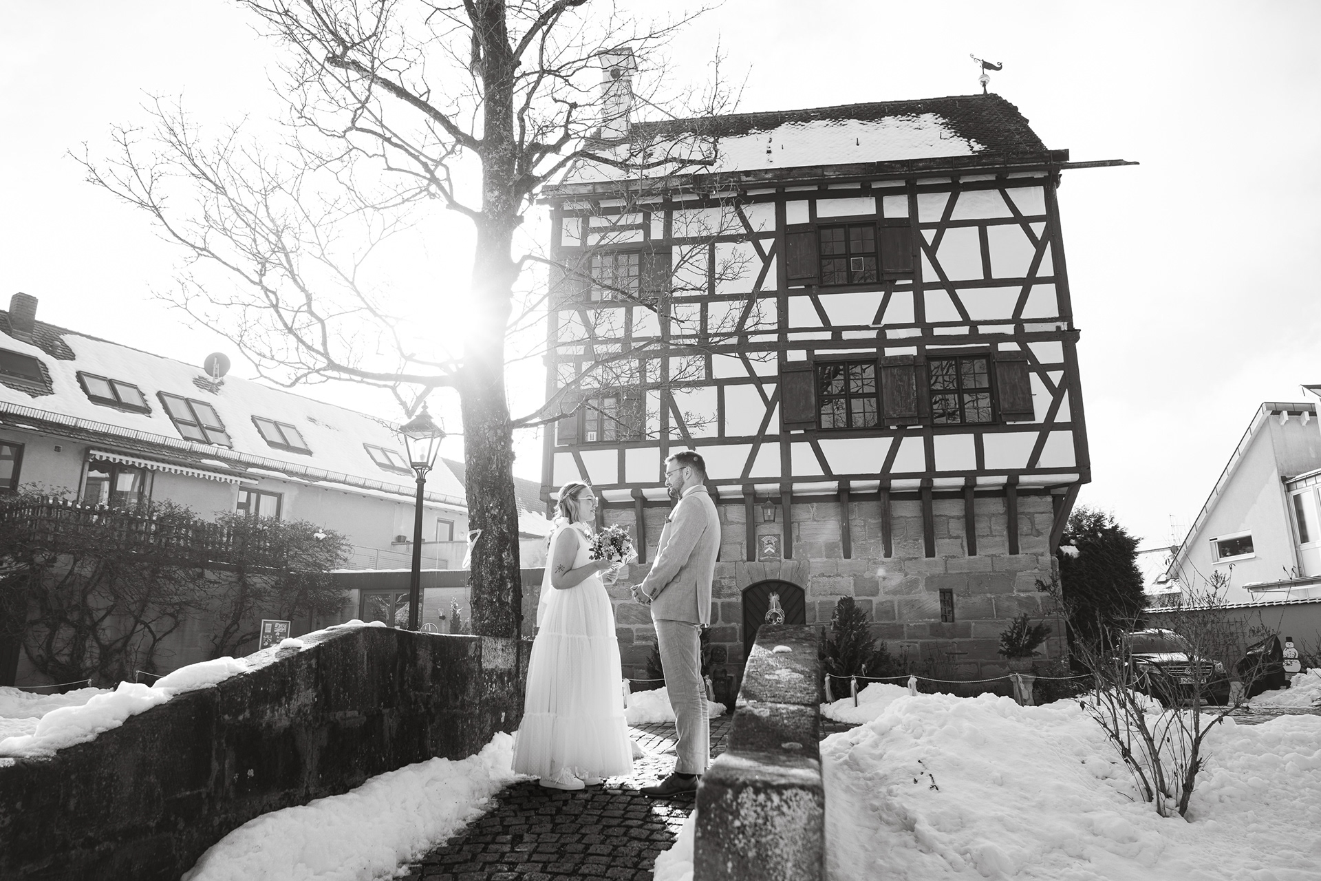 Fachwerk & Schnee