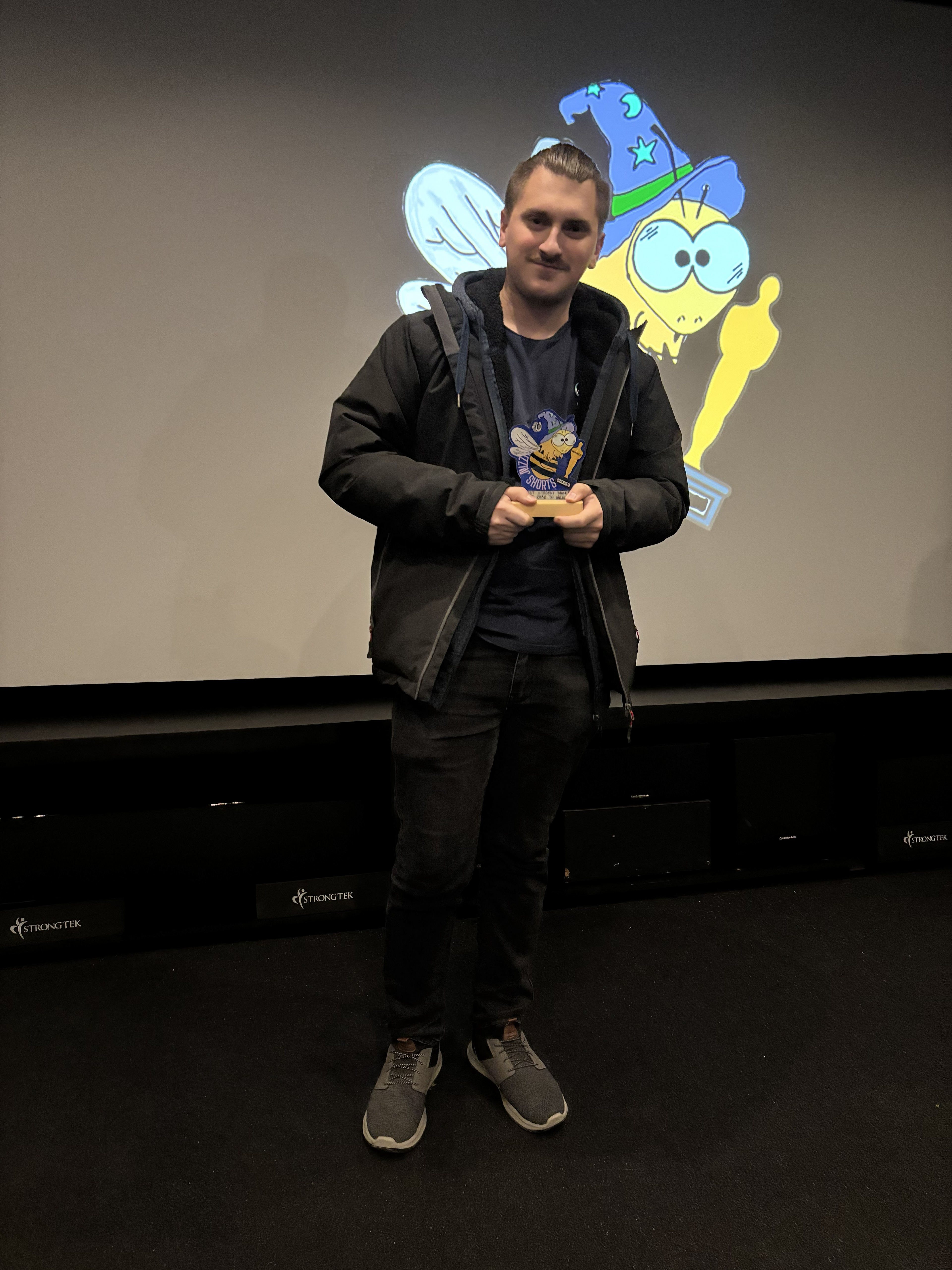 Best Student Short winner “The Road to Valhalla” with director Thomas Salvage.