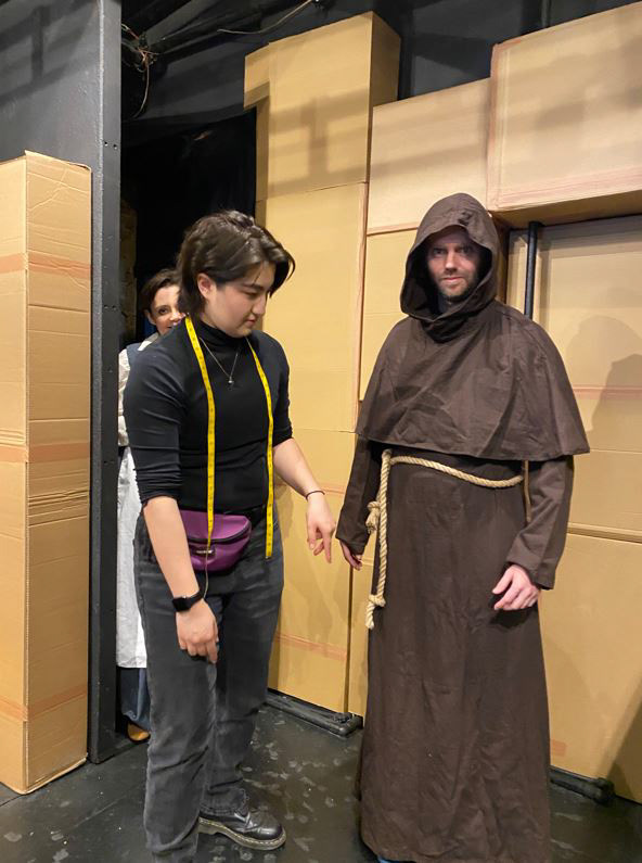 PRIG costume fitting March 2023 Verve Bee Media Ltd 