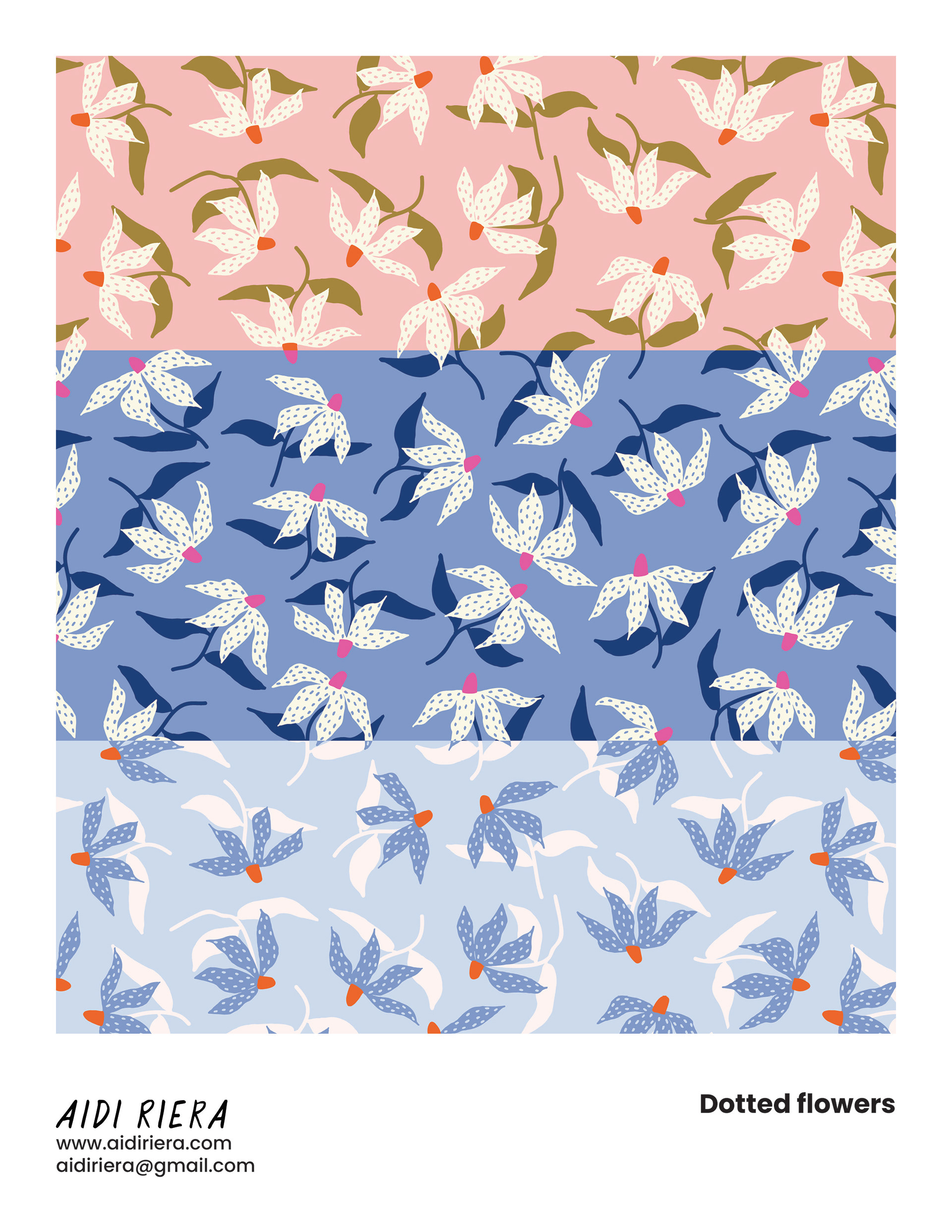 Dotted flowers
