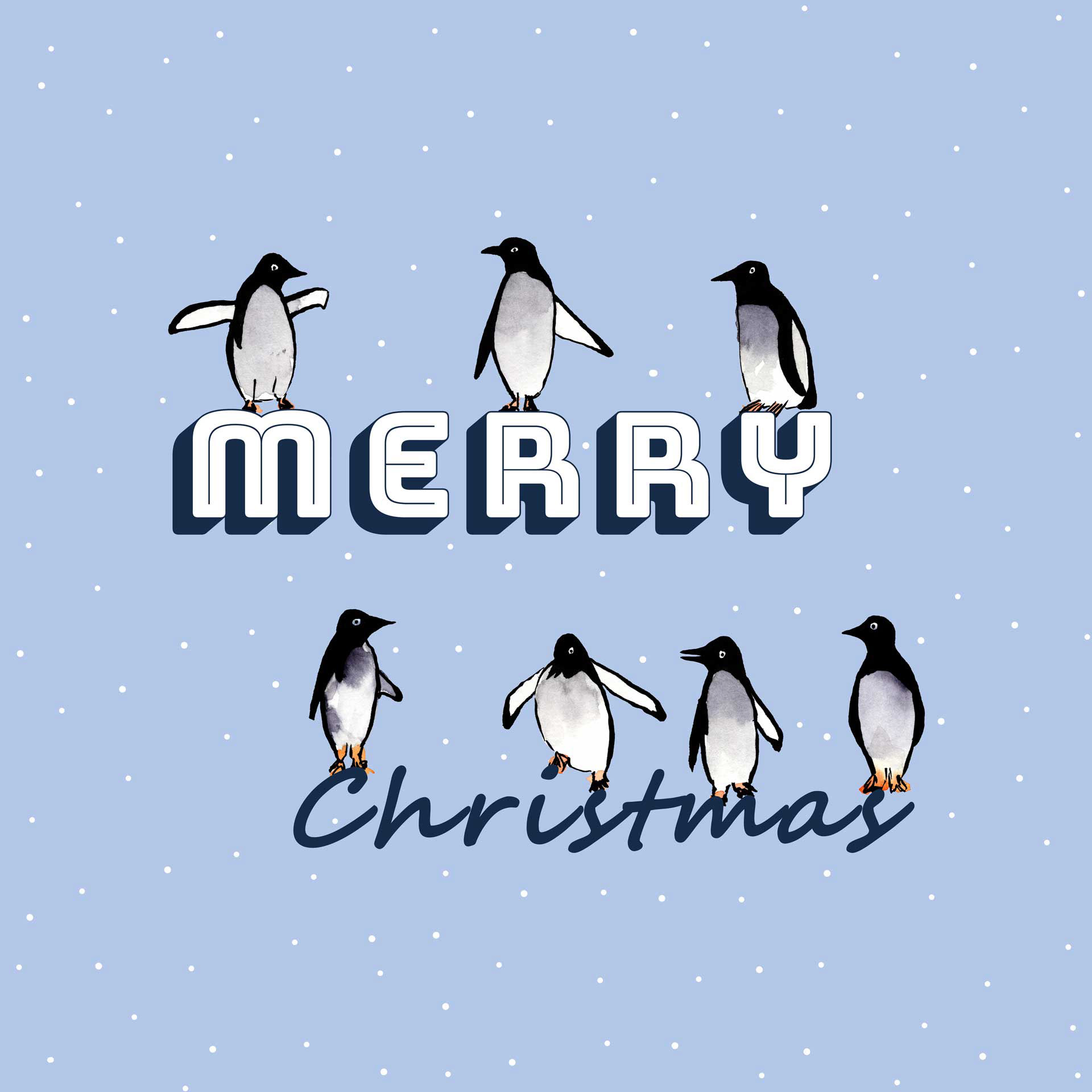 xmas penguins I