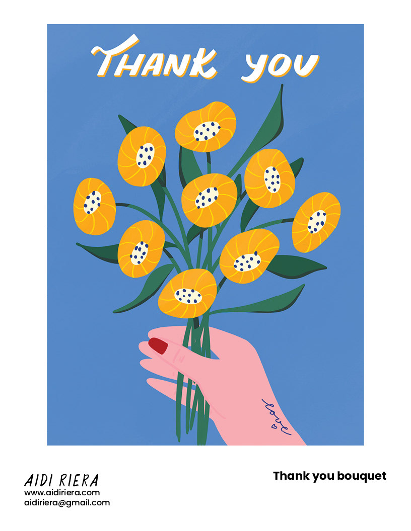 Thank you bouquet
