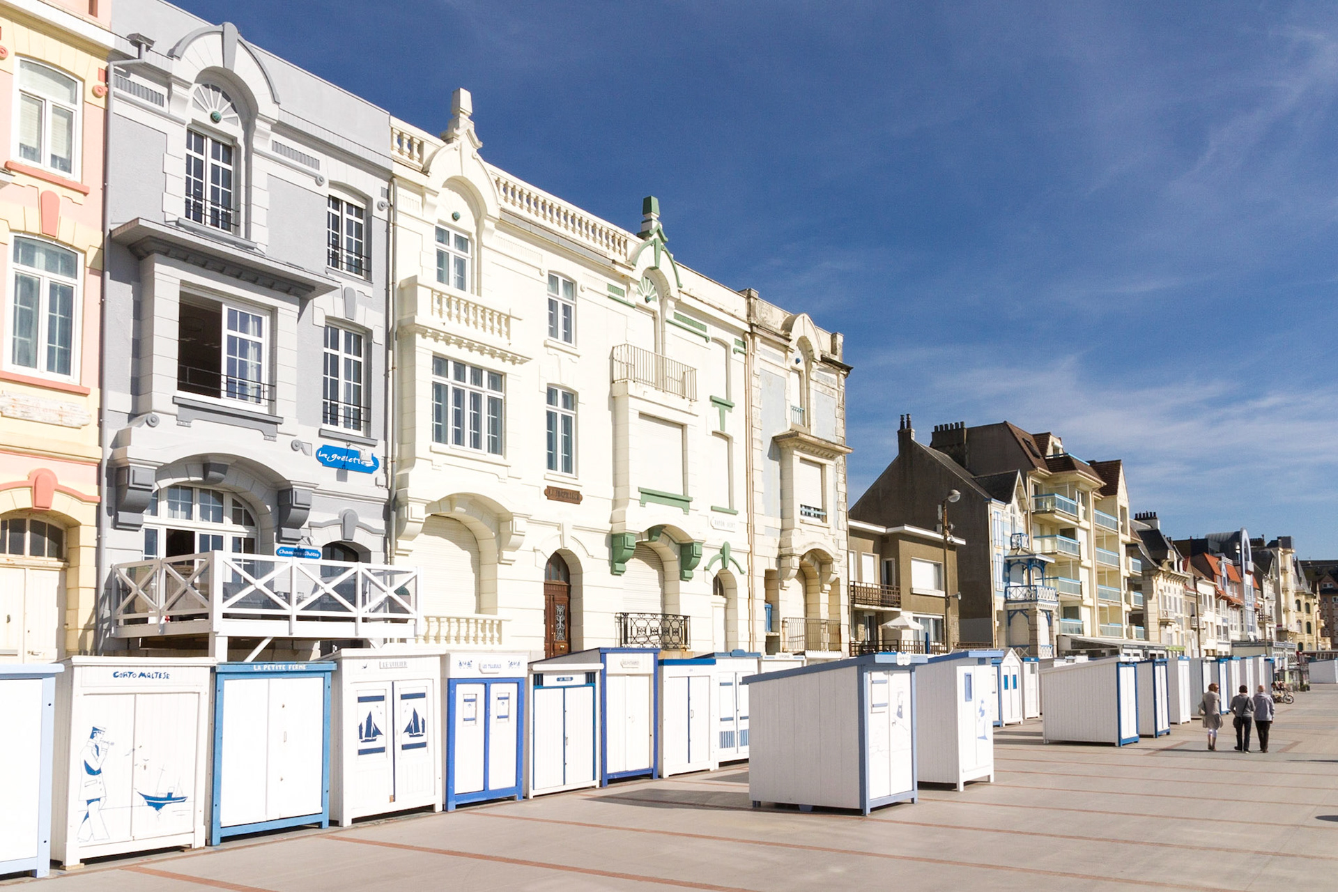Villas sur la digue de Wimereux