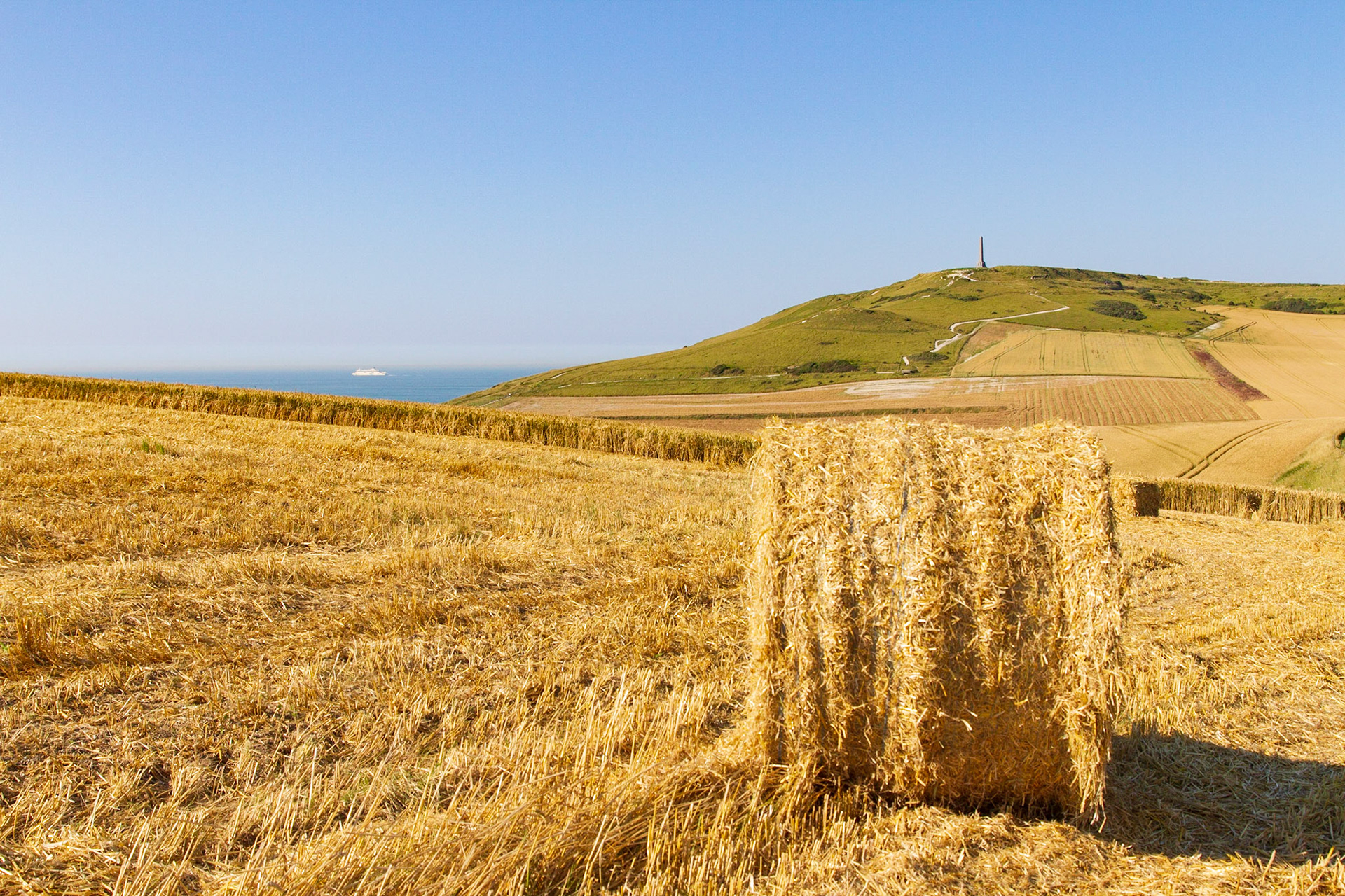Le cap Blanc-Nez, sur la Côte d'Opale, dans le Pas-de-Calais