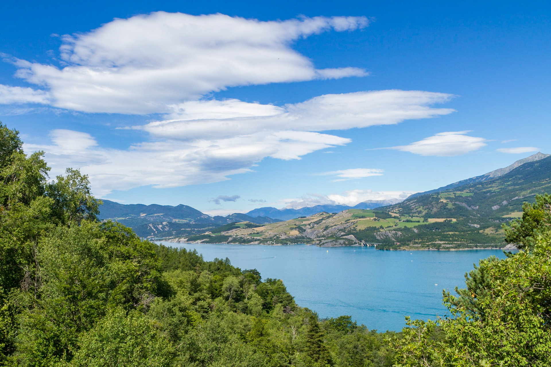 Le lac de Serre-Ponçon - Hautes-Alpes