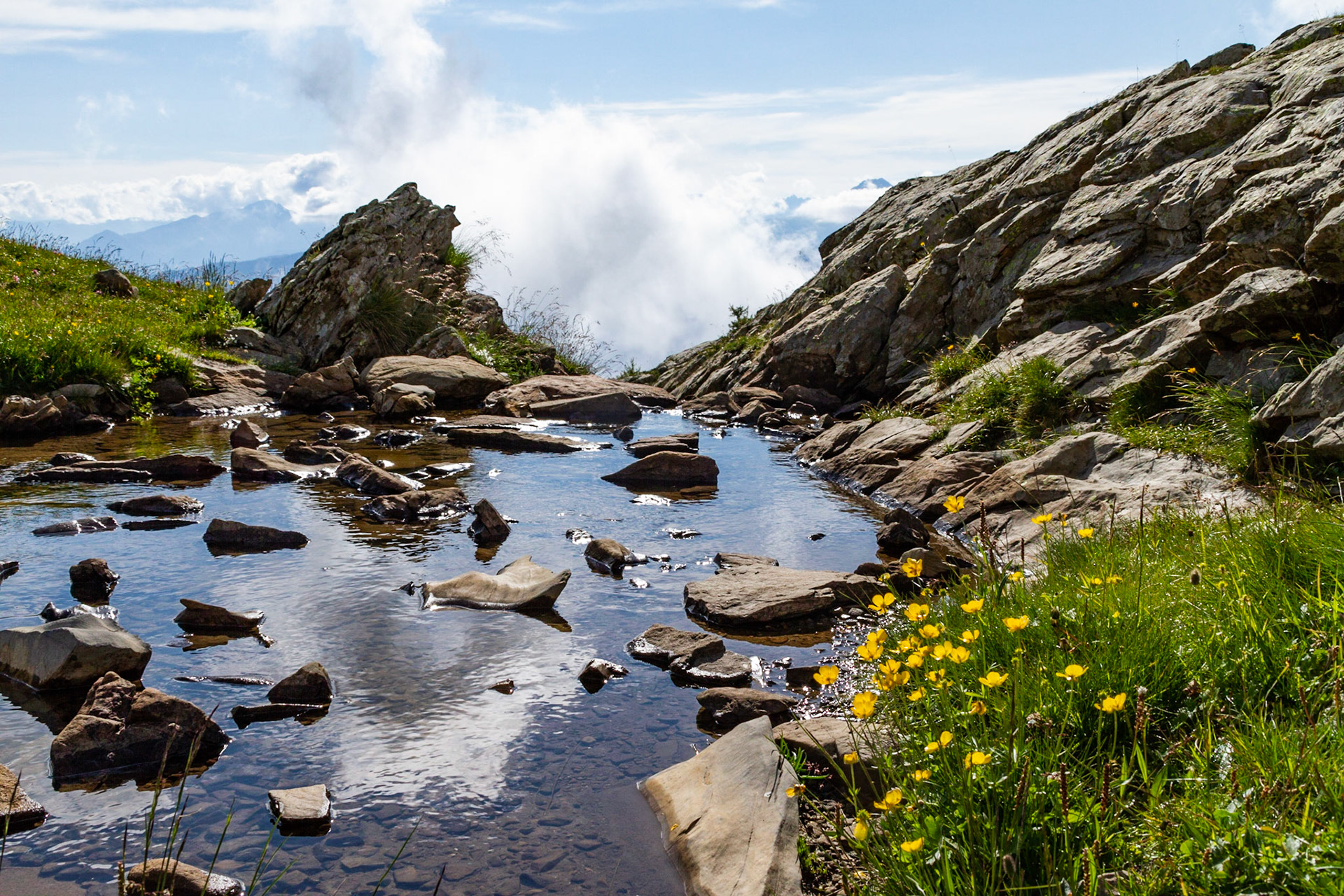 Exutoire du Lac de l'Hivernet