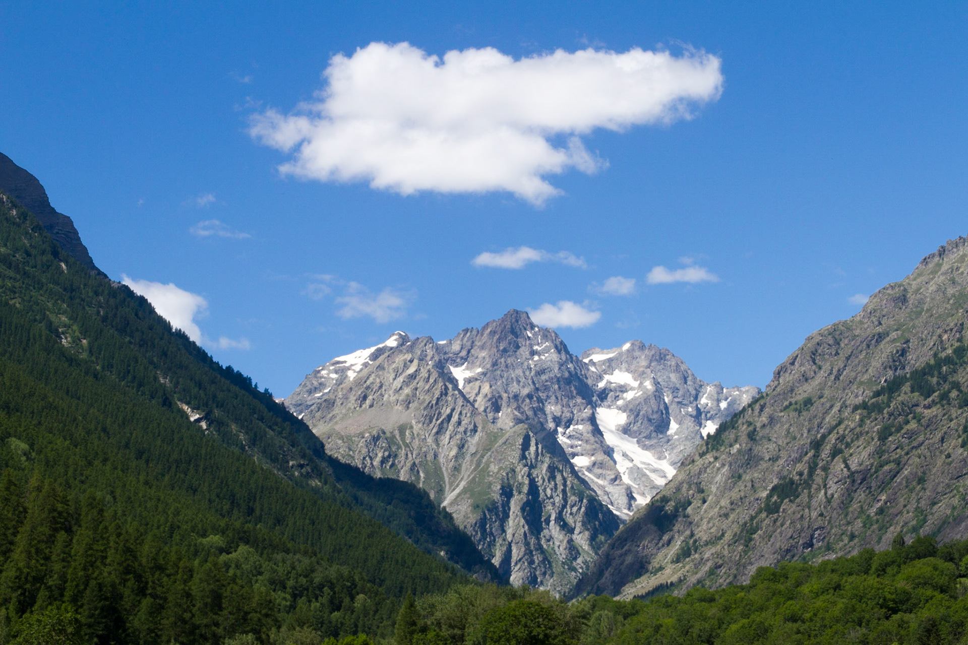 Sommet du parc national des Ecrins