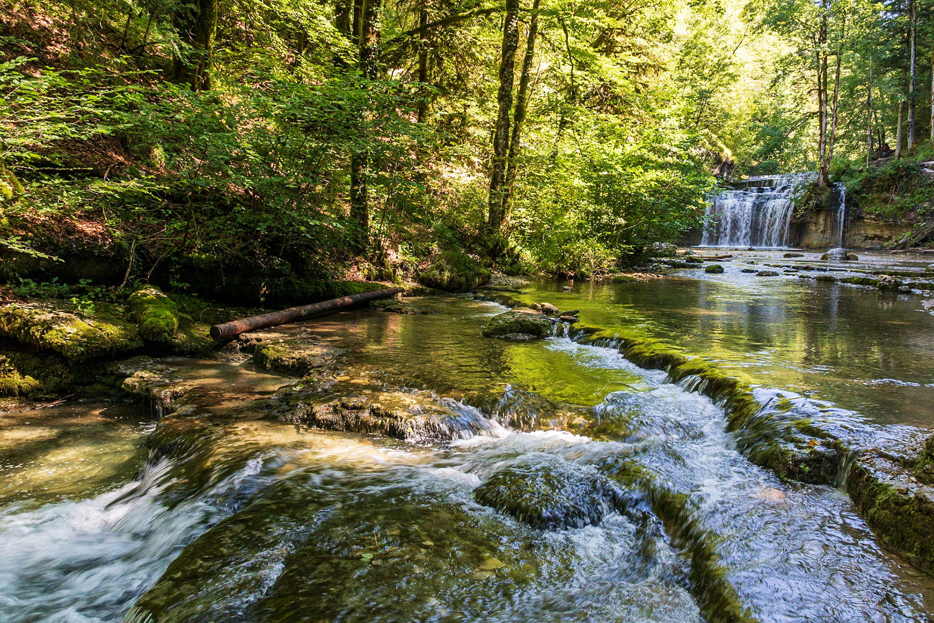 Cascades du Hérisson - Le Gour Bleu