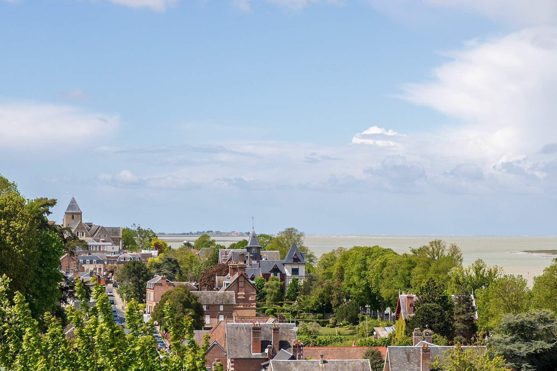 Saint-Valéry depuis le Calvaire des Marins