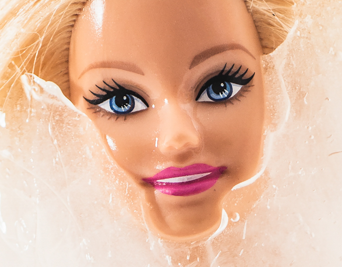 Barbie doll with swimming pool