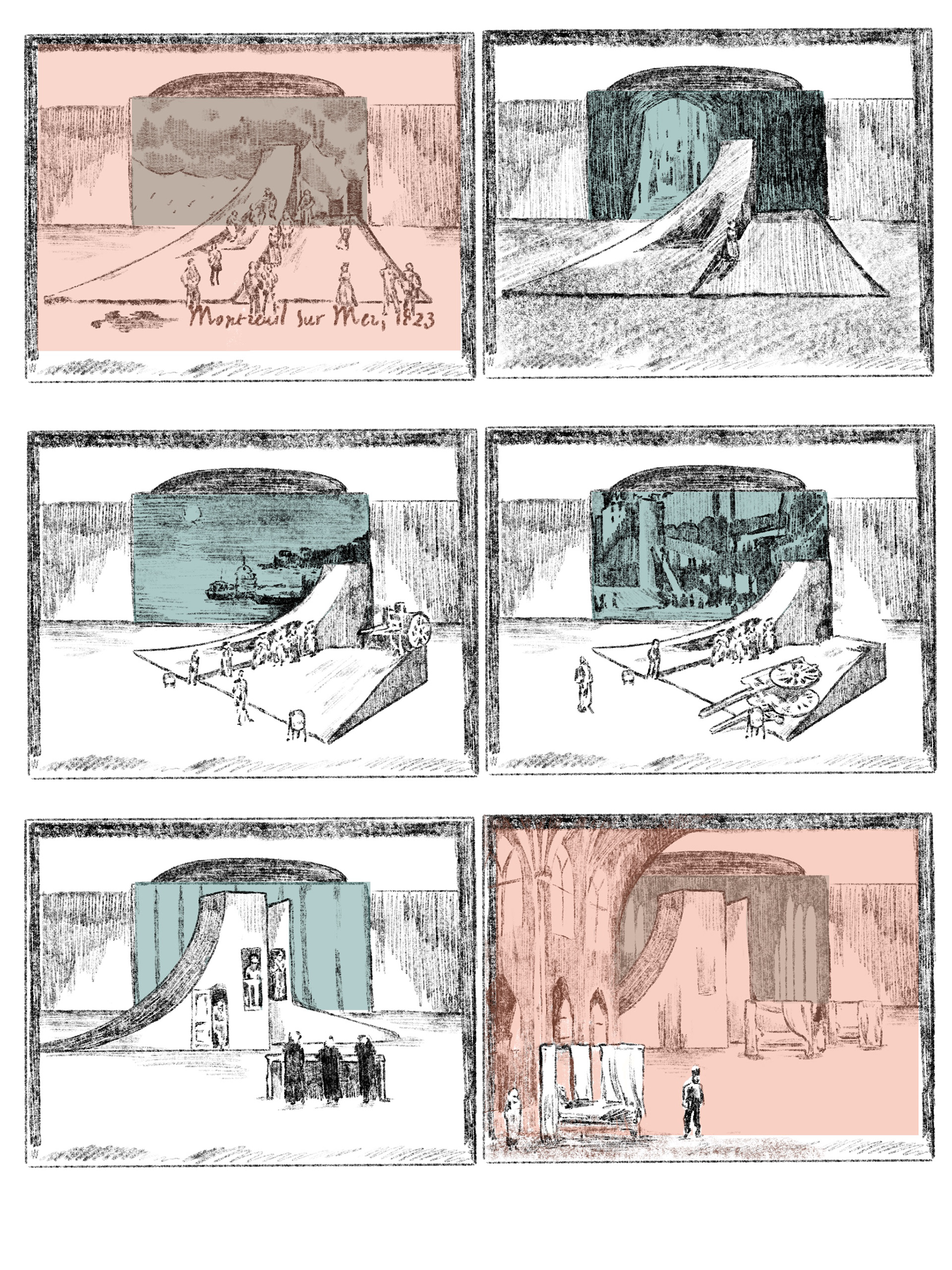 croquis et story board