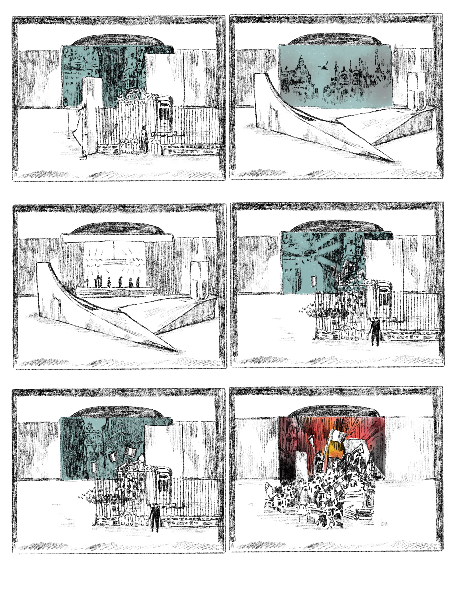 croquis et story board