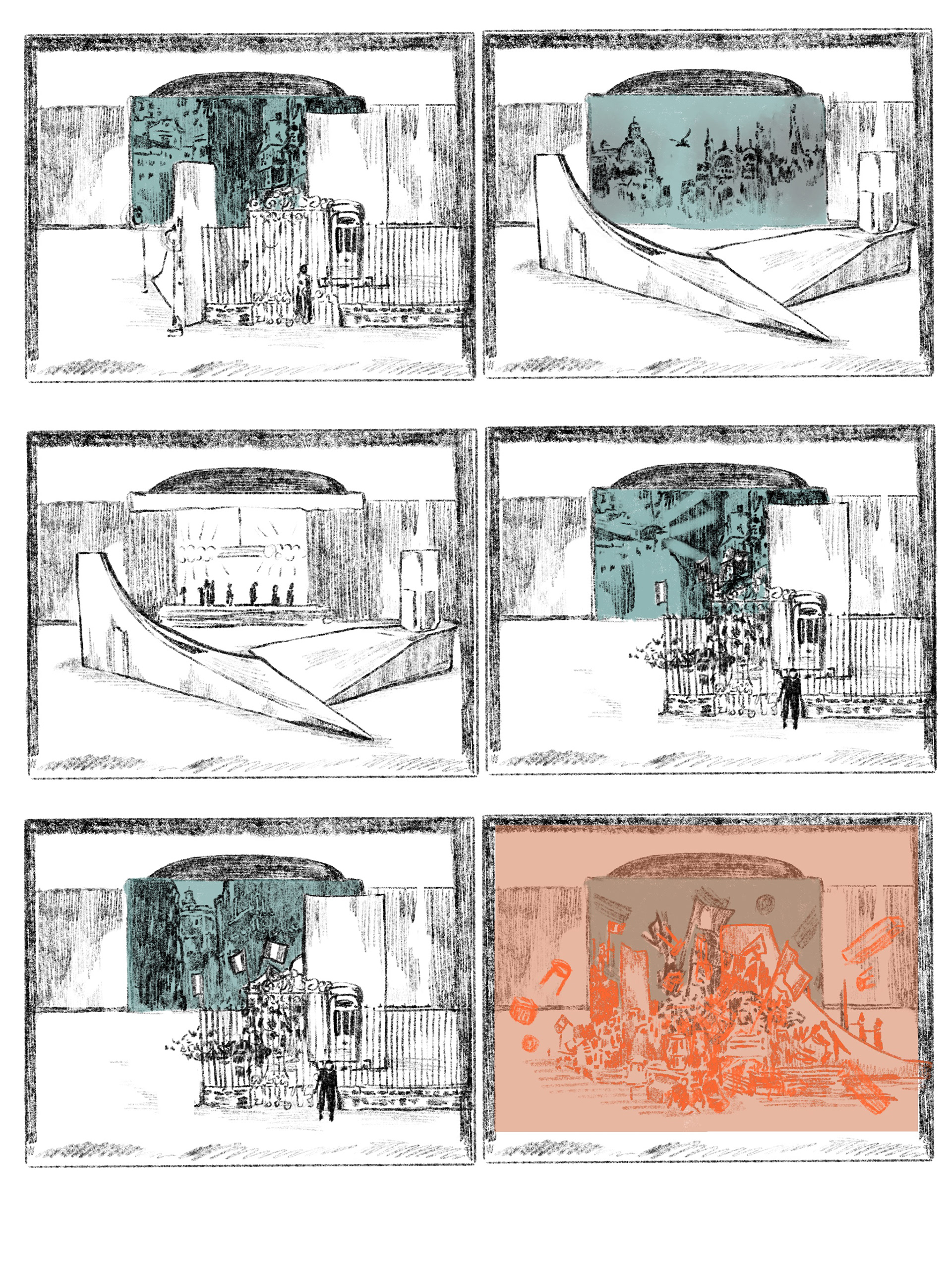 croquis et story board