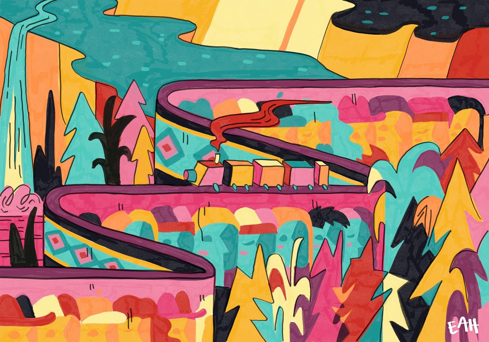 La Sierra - Postcard