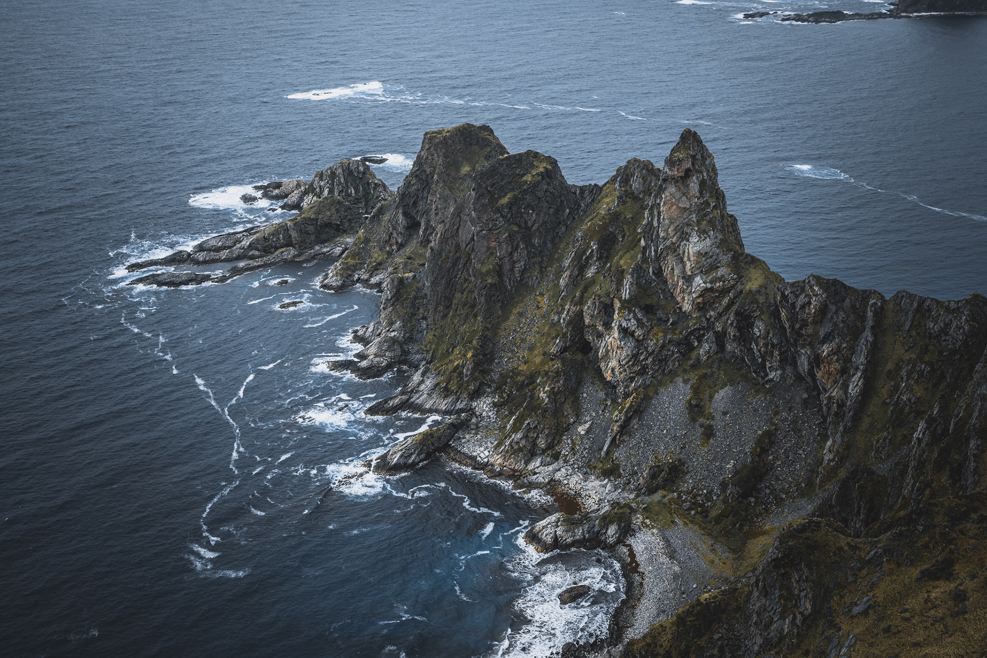 Cliff and Ocean – Norway Coast