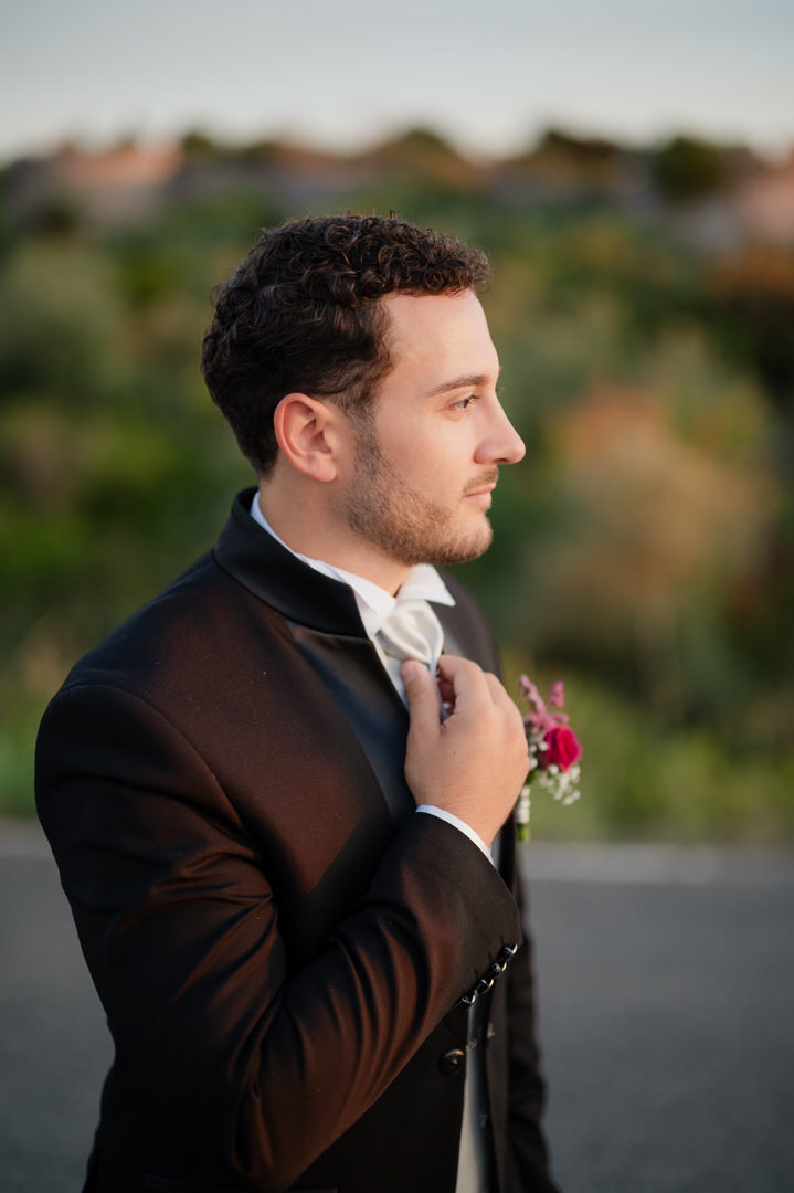 ritratto-sposi-tramonto-toscana-destination-wedding