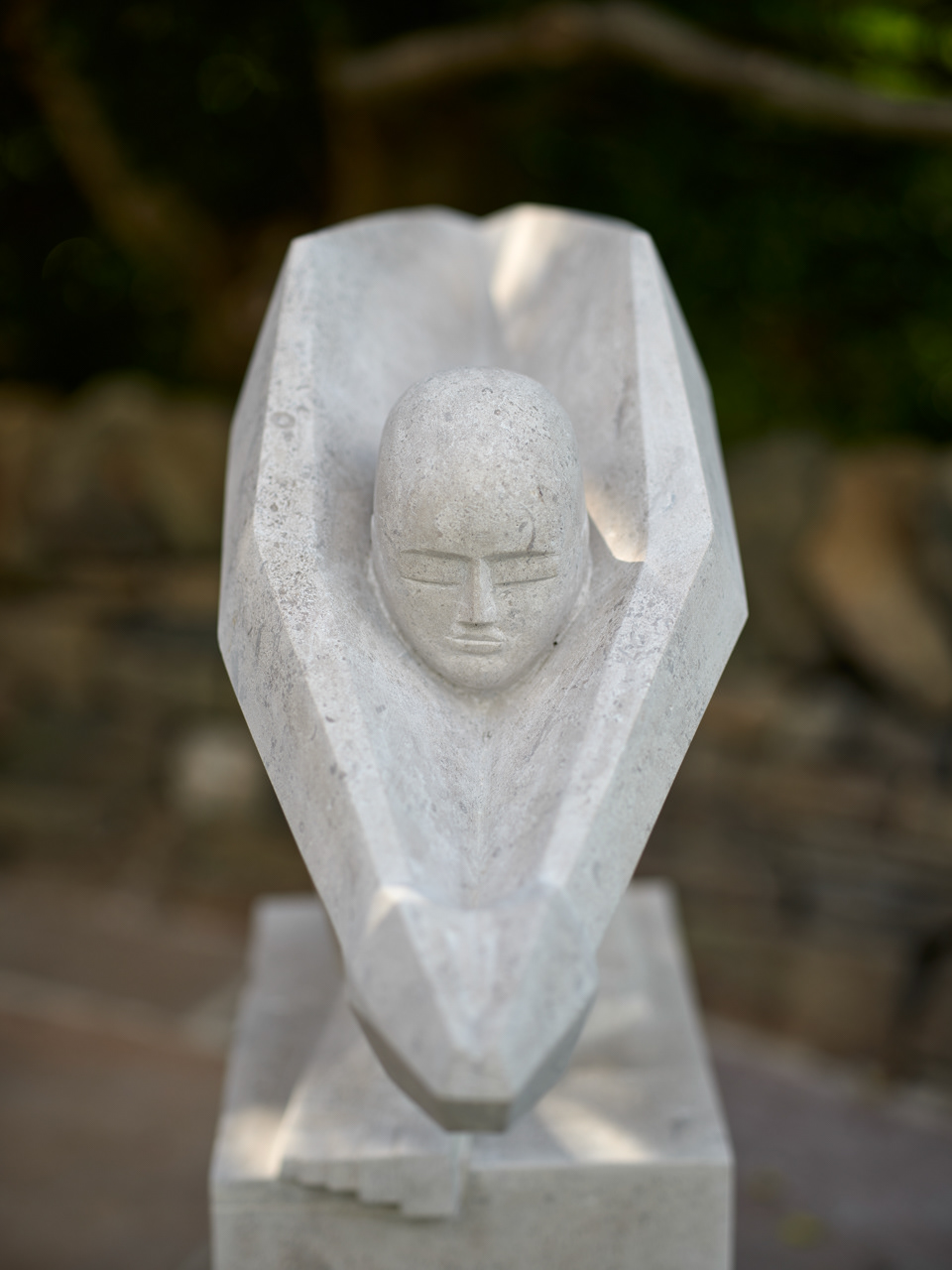 Diving Form on plinth, front