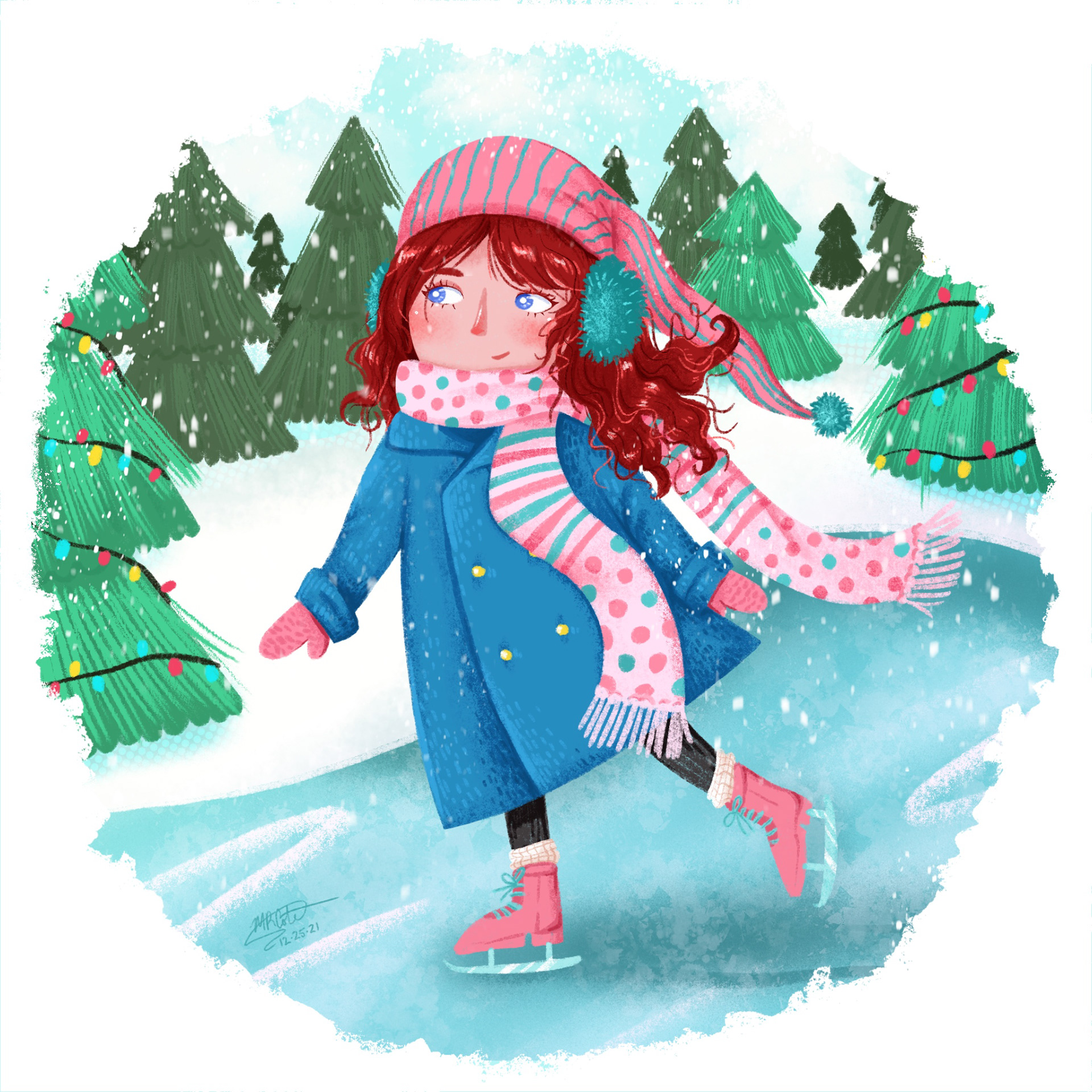 Winter Wonderland, Procreate, 2021