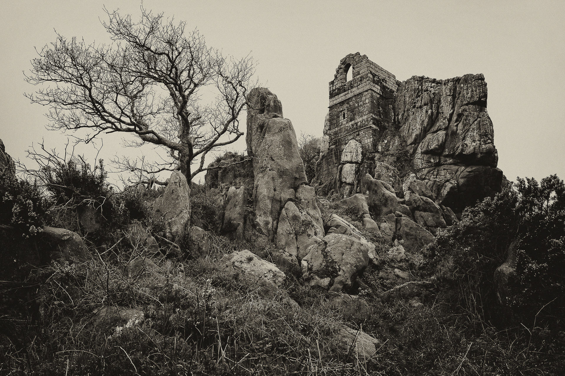 Roche Rock and Chapel, North Cornwall