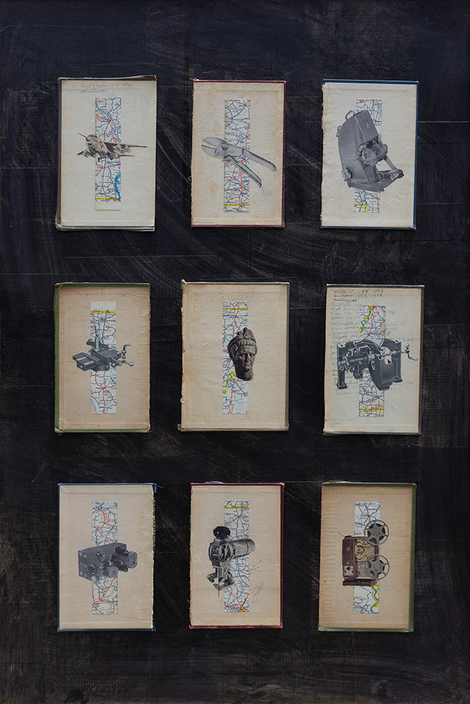 Idol Worship No. 2, 36" x 24" collage on masonite
