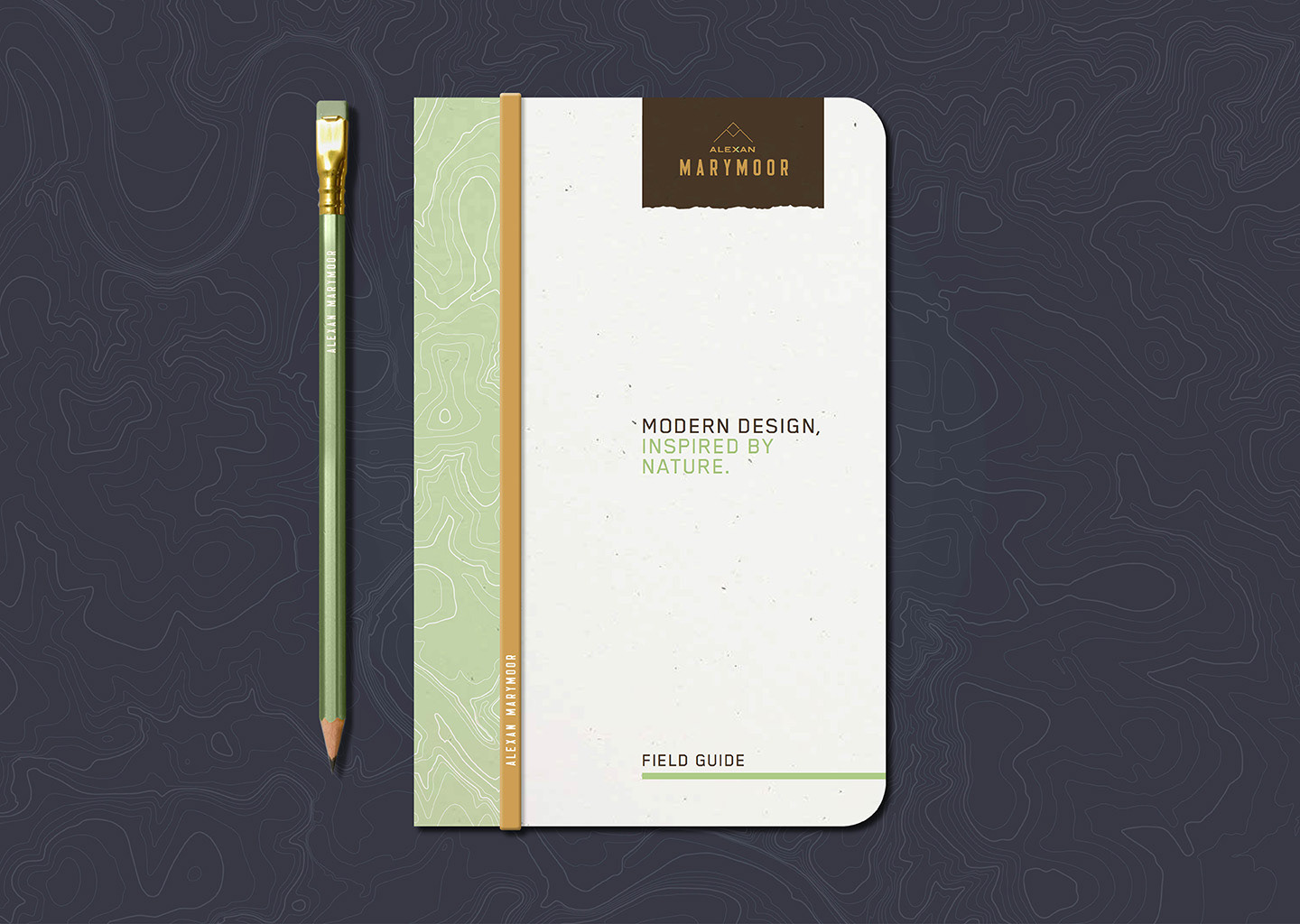 Brochure created to resemble a field guide