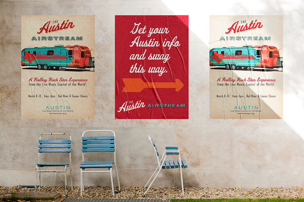 Directional Posters around Austin