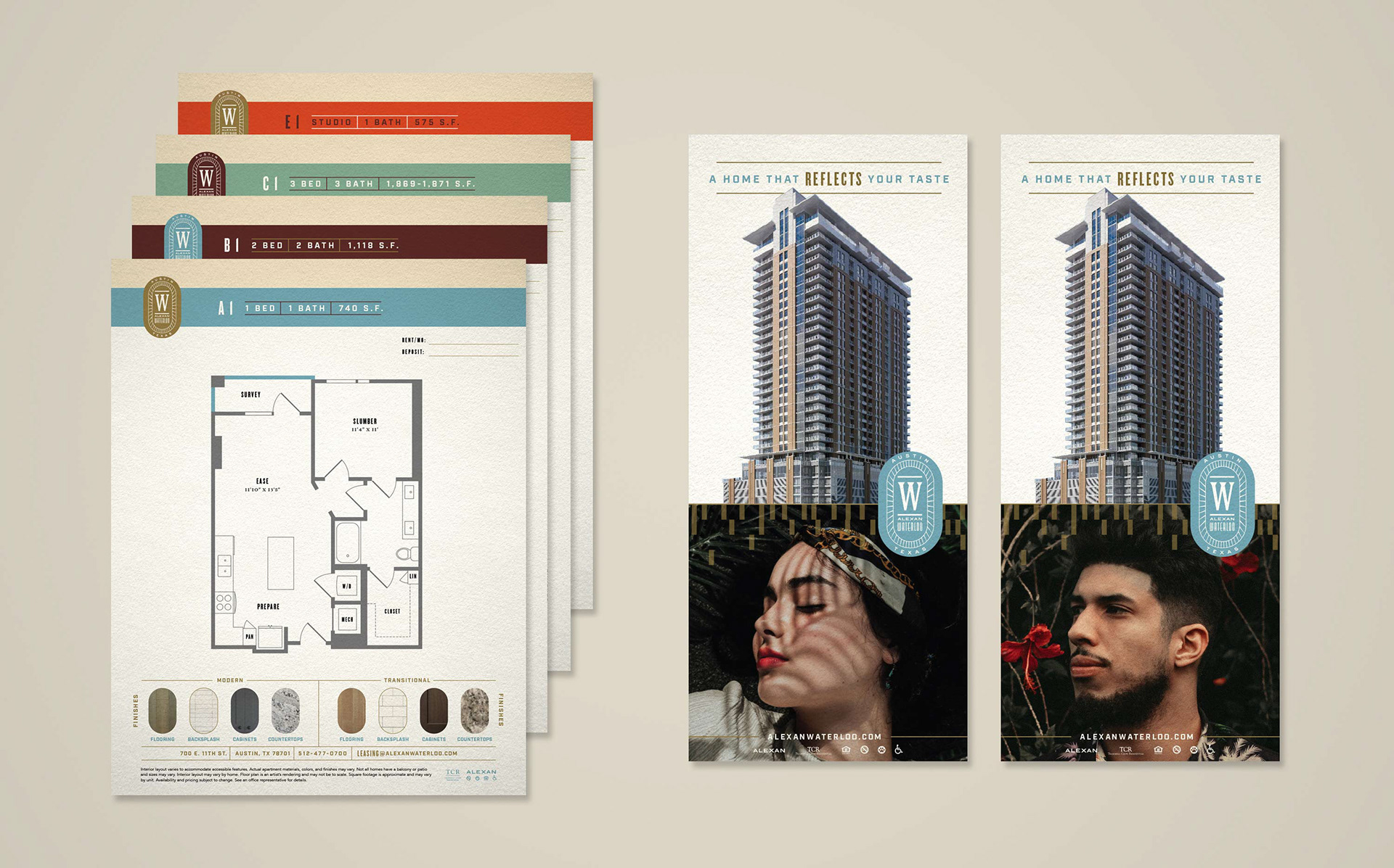 Floor plans & rack cards
