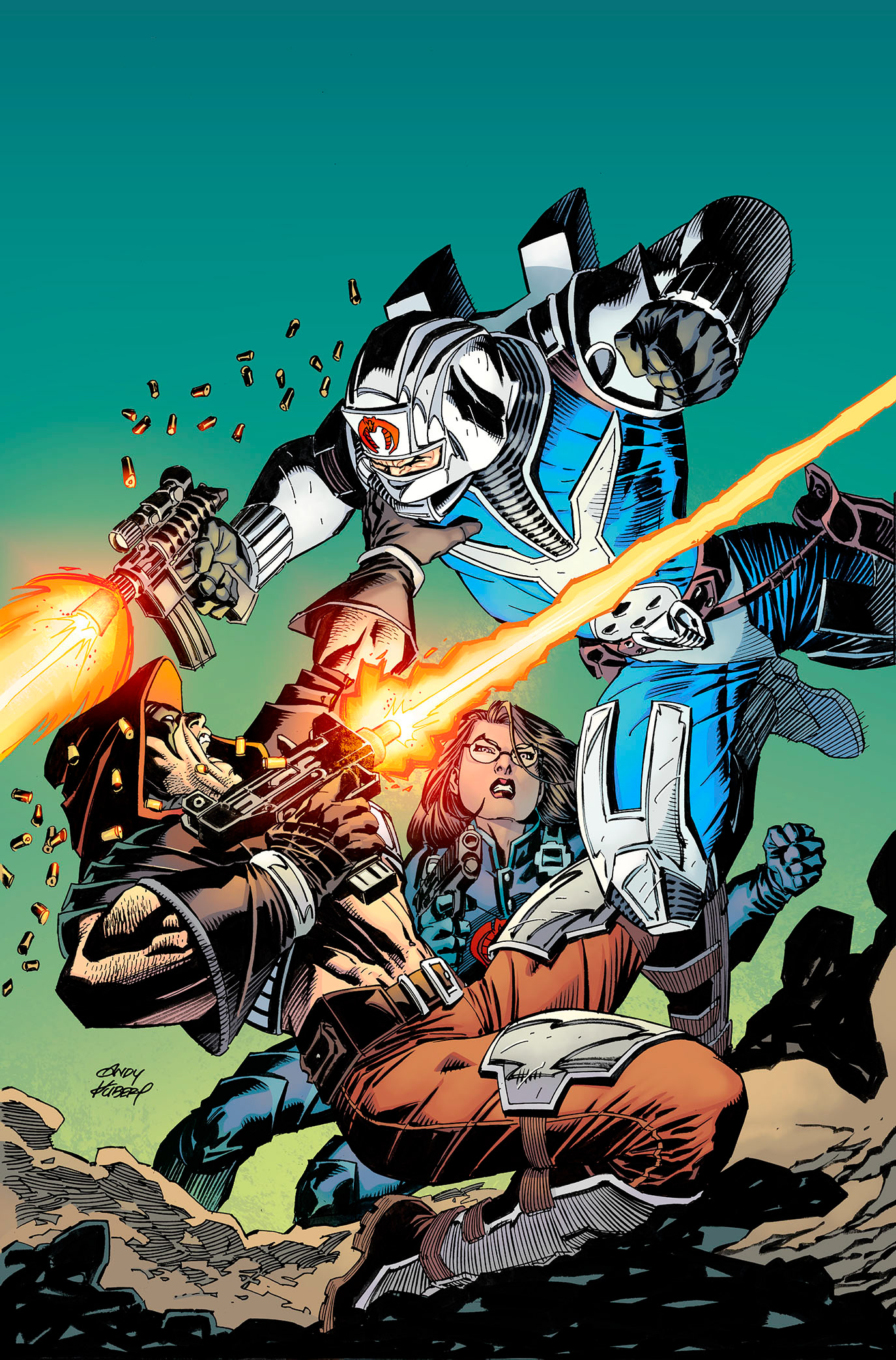 G.I. JOE #310 (B&W art by Andy Kubert)