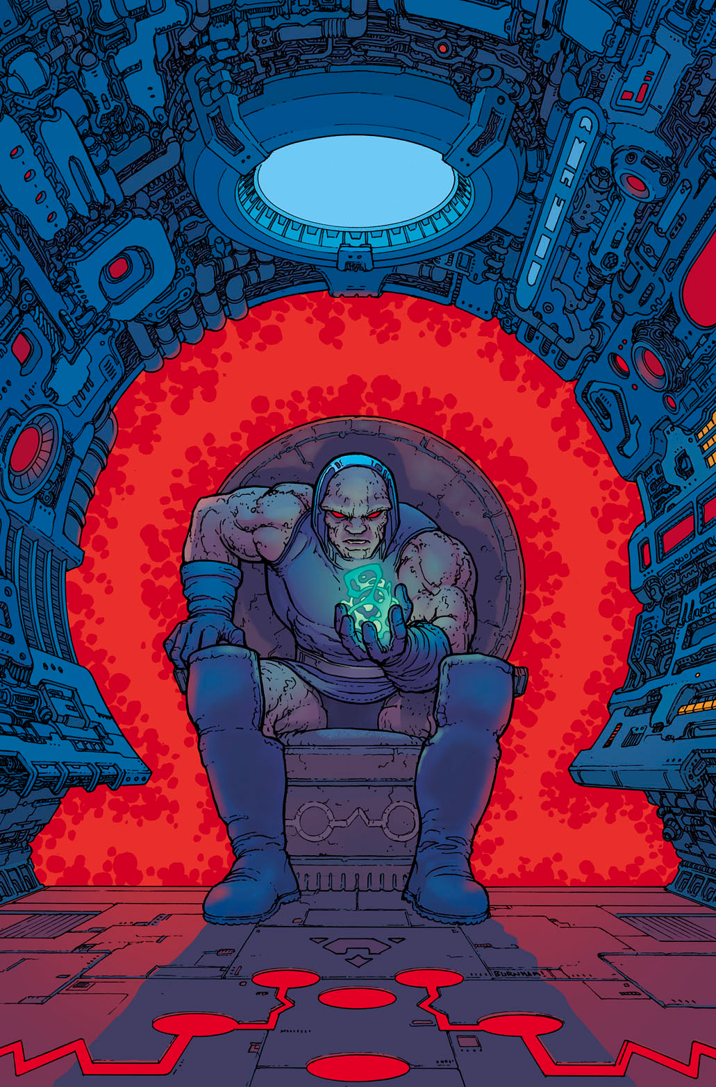 Darkseid #1 (B&W art by Chris Burnham)