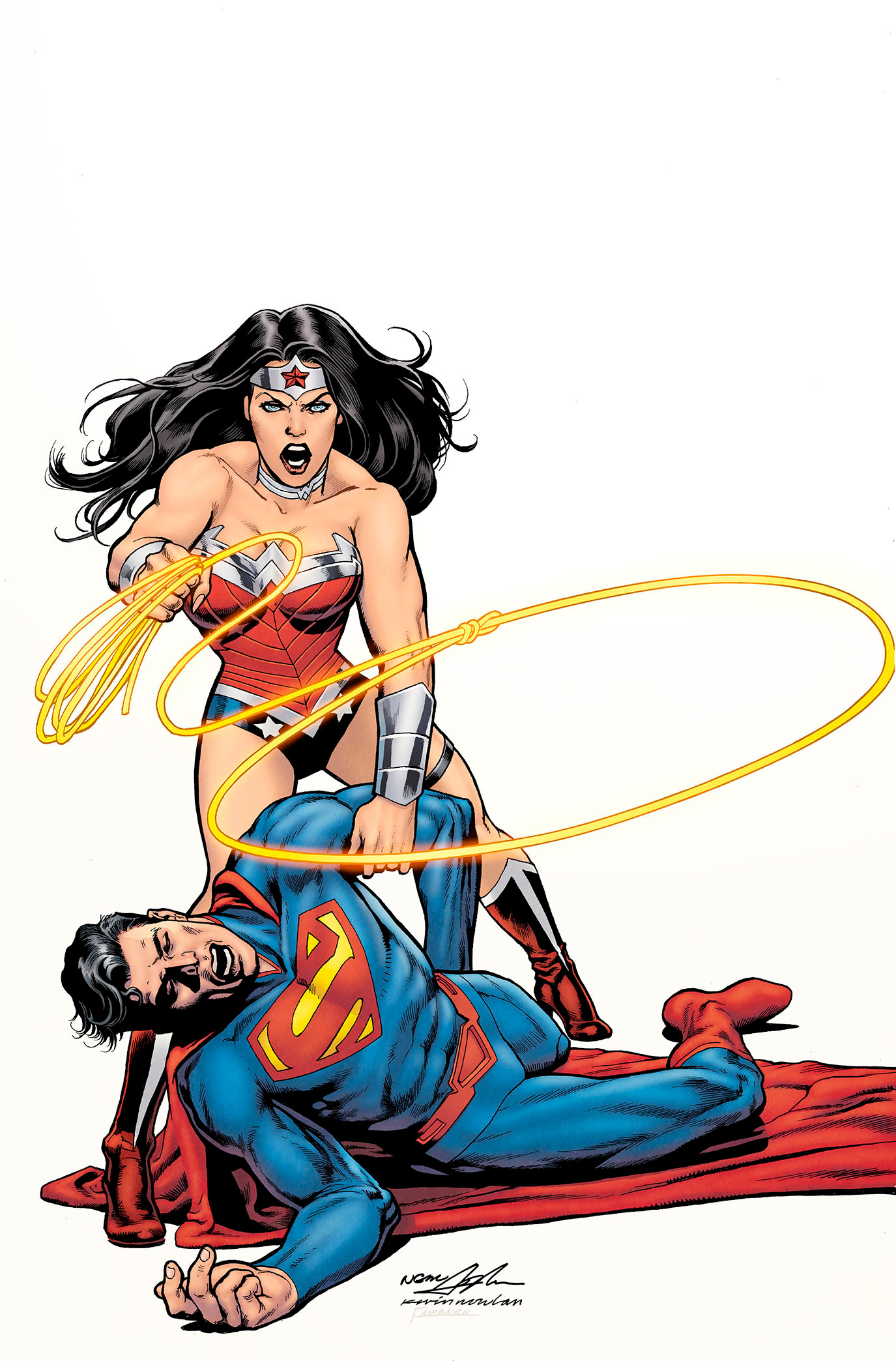 Superman/Wonder Woman (pencils by Neal Adams, Inks by Kevin Nowlan)