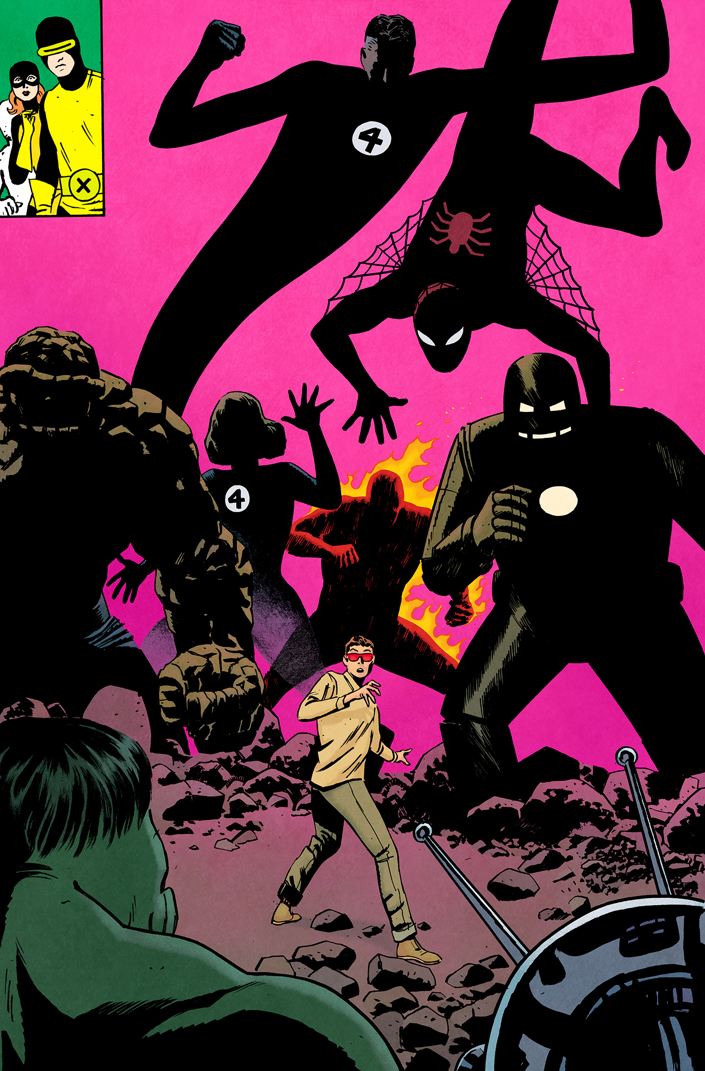 X-Men: Marvels Snapshots ((B&W art by Tom Reilly)