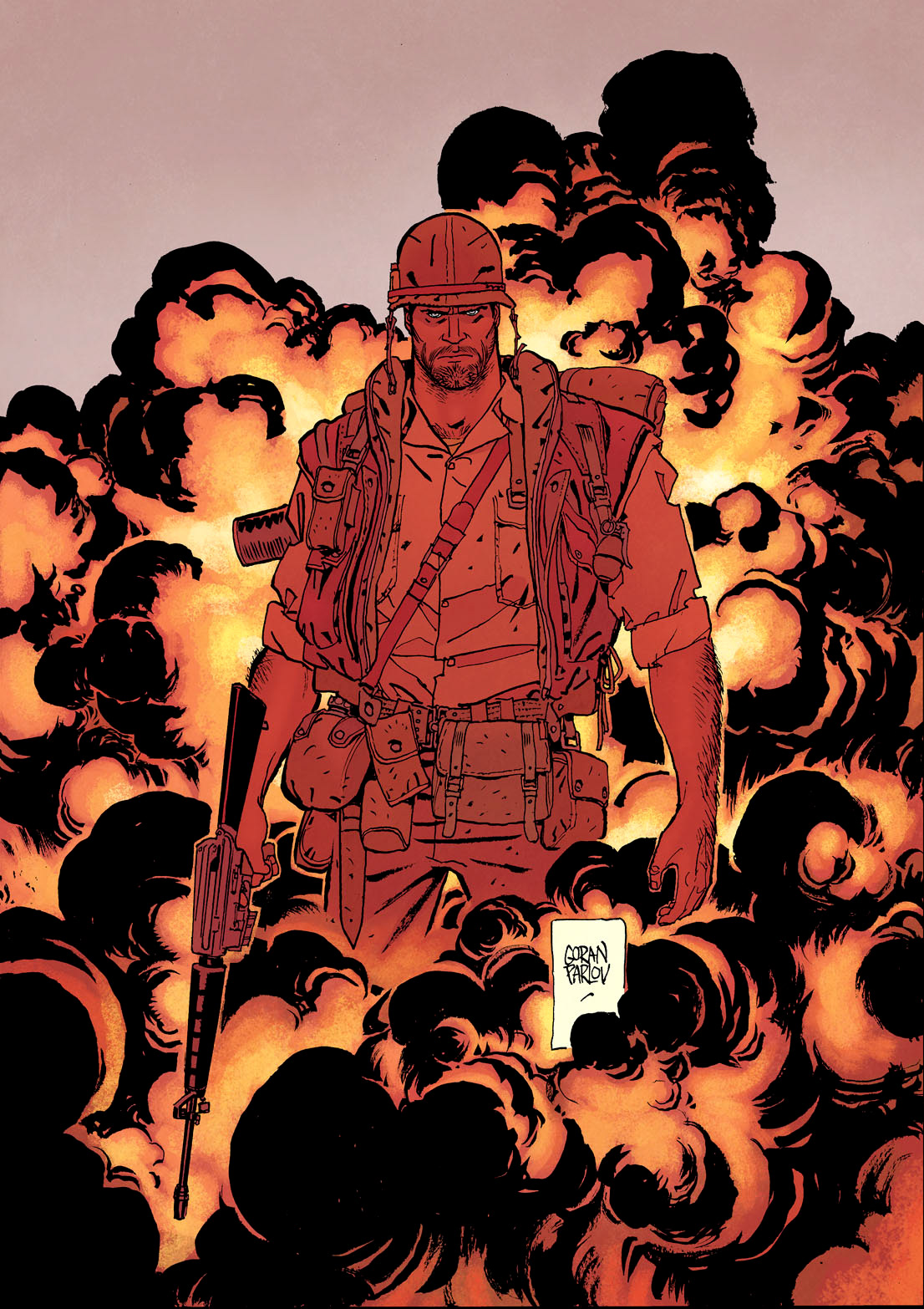 The Platoon #2 (B&W art by Goran Parlov)