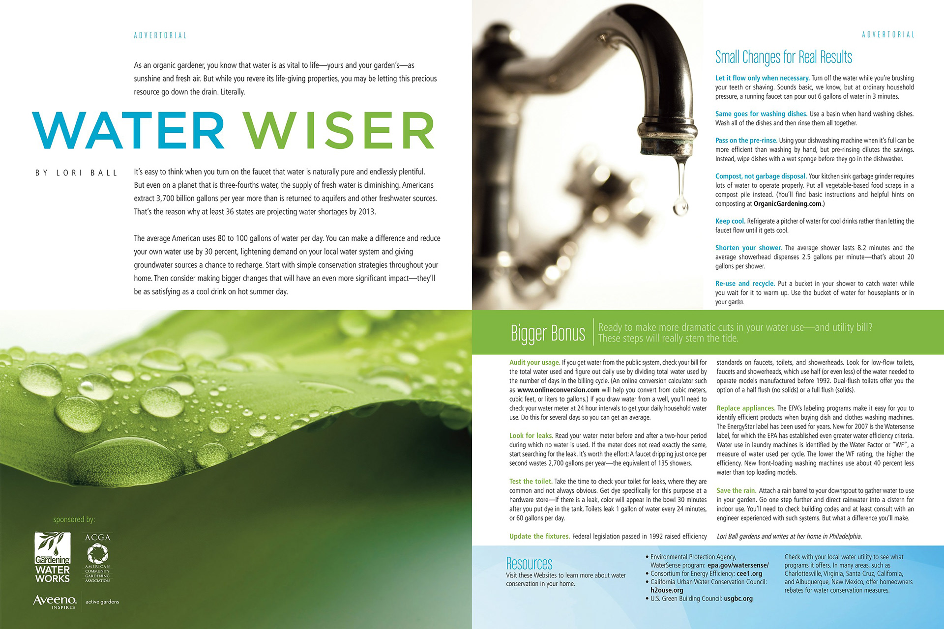 Water Wiser Advertorial