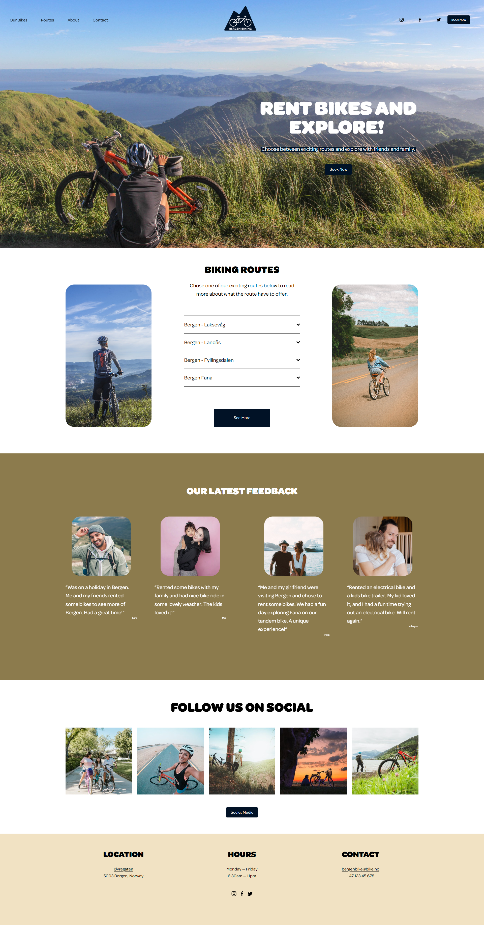 home page