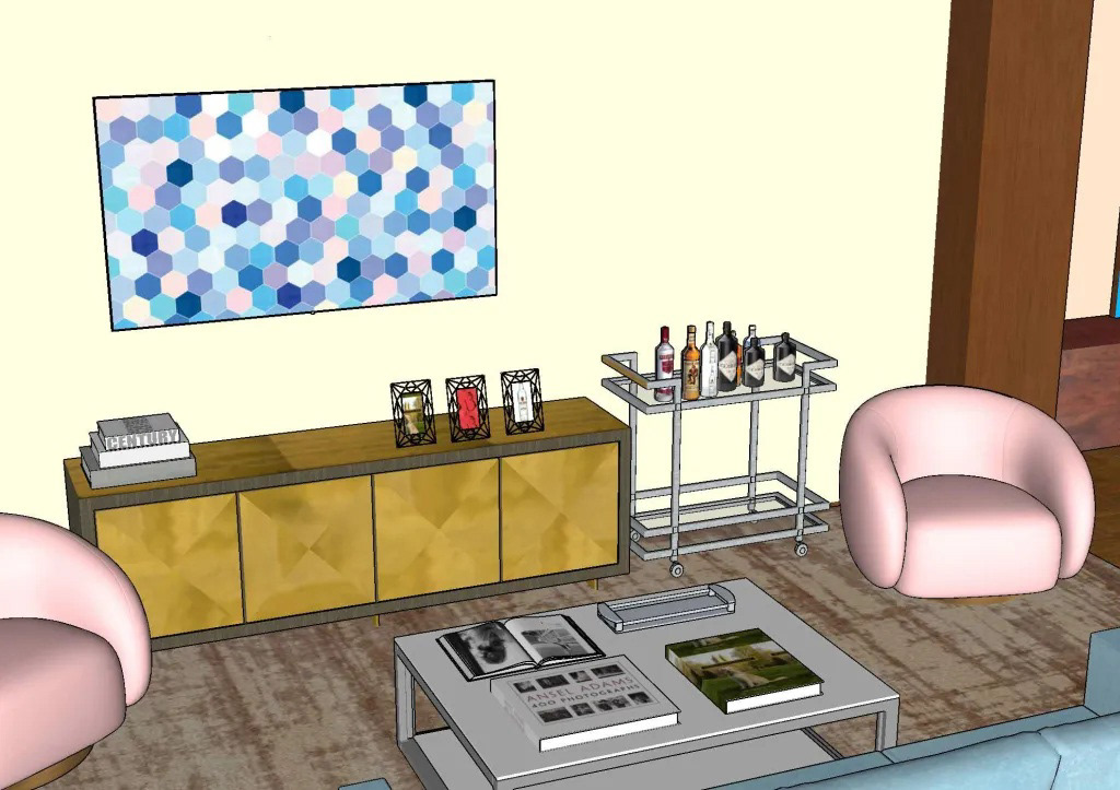 SketchUp – Residential interior layout